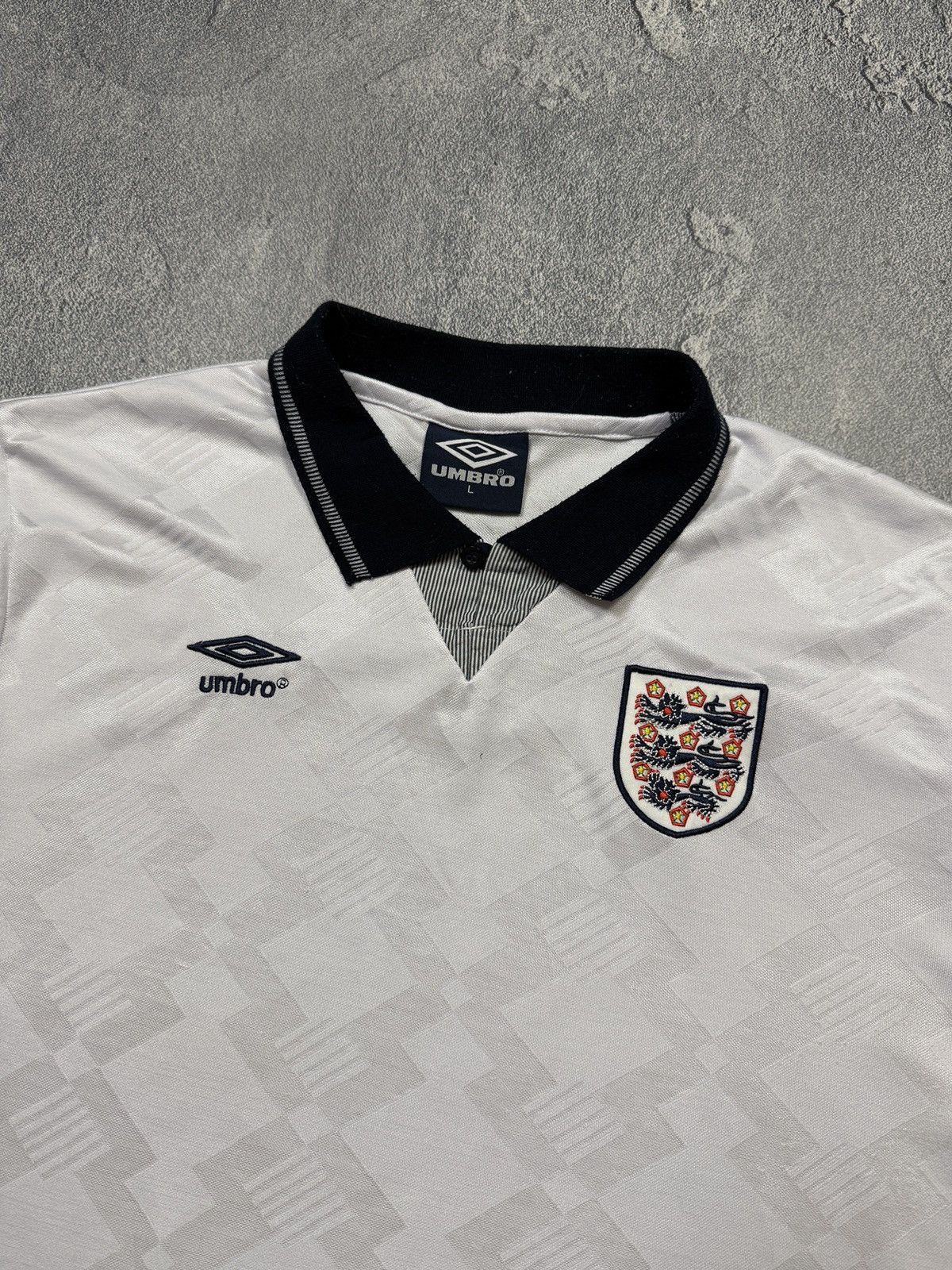 Umbro Vintage 00s Umbro England Polo tee Football Size US L / EU 52-54 / 3 - 3 Thumbnail