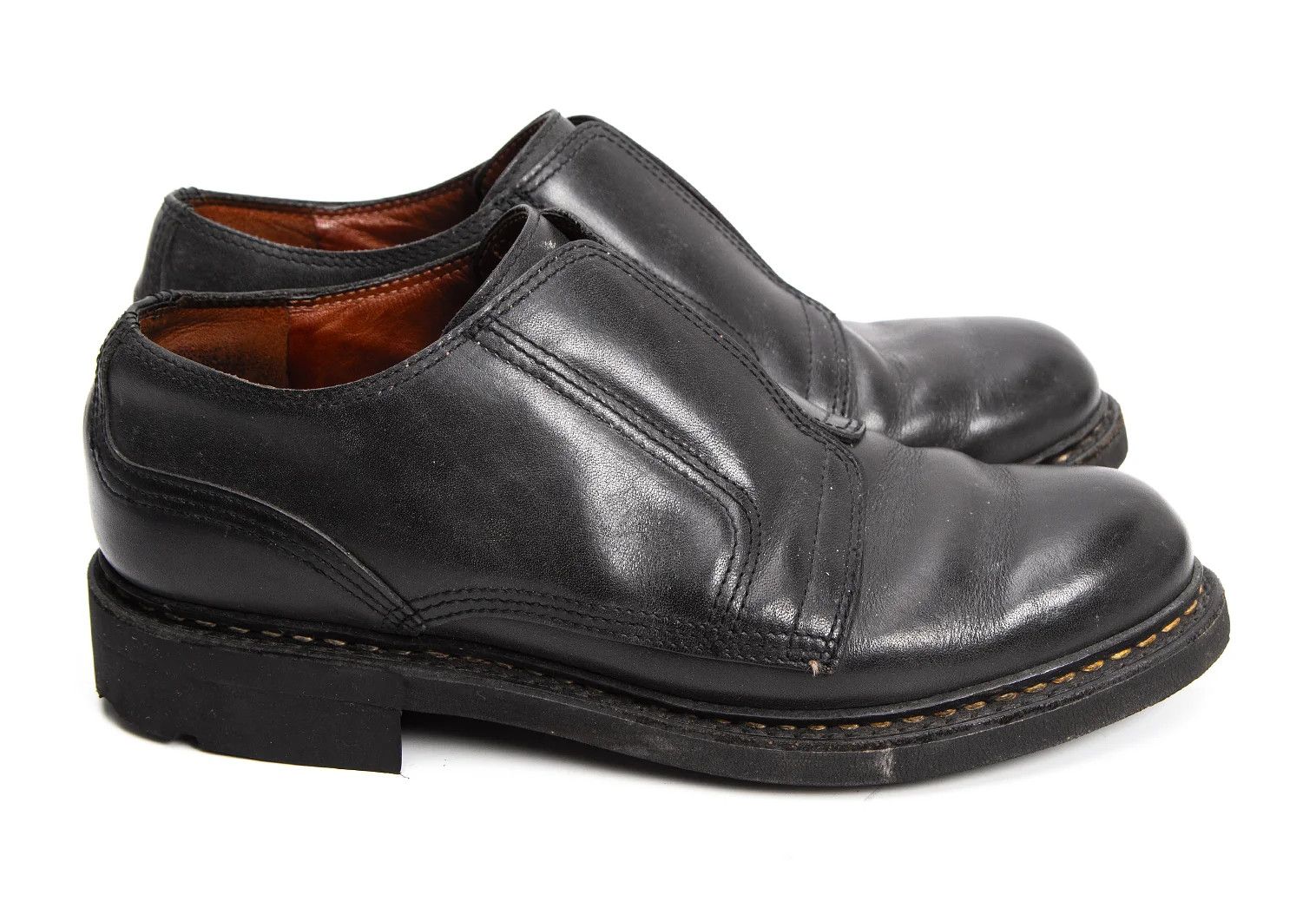 Issey Miyake Leather Slip-On Shoes in Black Size 27 Size US 9 / EU 42 - 6 Thumbnail
