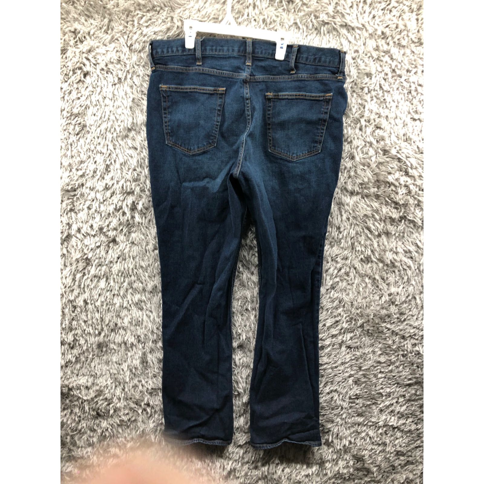 Old Navy Old Navy Jeans Mens 38x32 Mid Rise Straight Leg Dark Wash Blue Denim Jeans Size US 38 / EU 54 - 5 Thumbnail
