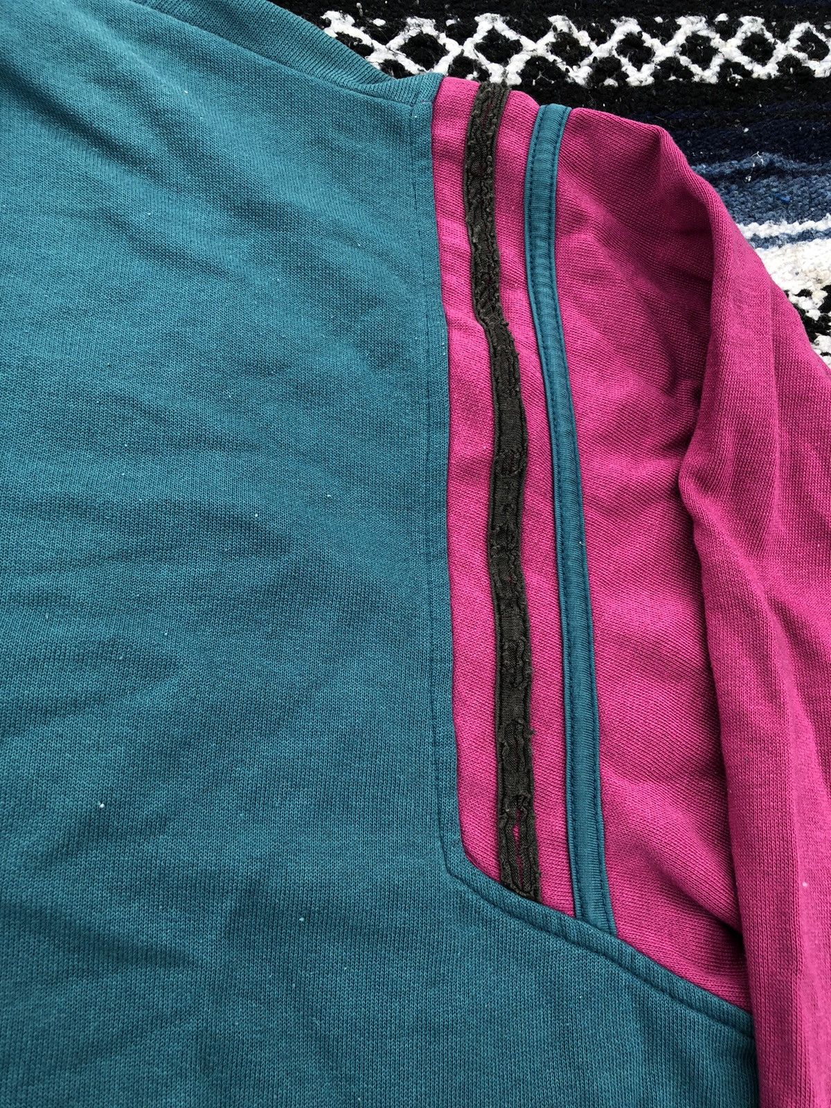 Adidas × Vintage Adidas Jumper raspberry Jacket Vintage 80s 90s Size L Size US L / EU 52-54 / 3 - 3 Thumbnail