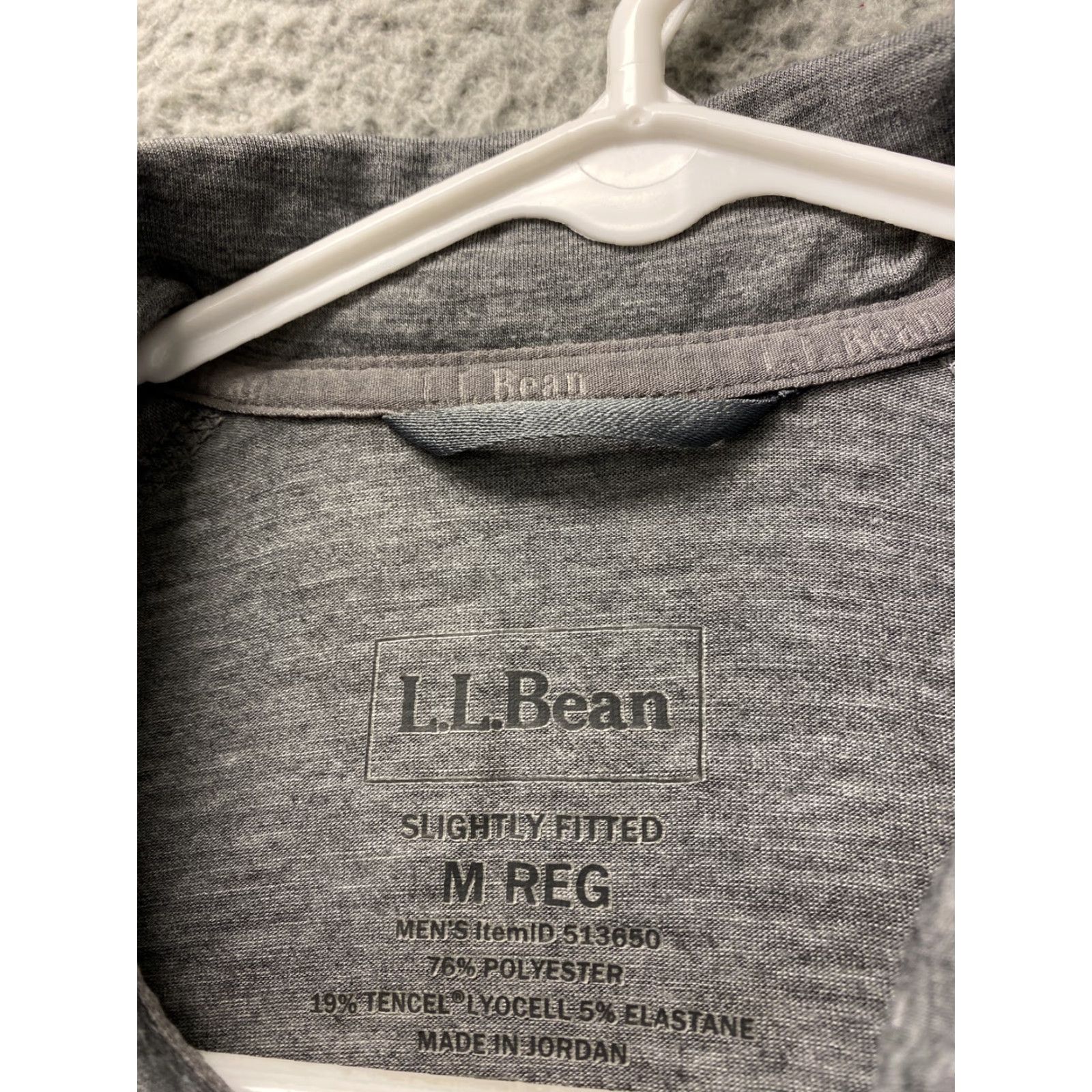 Vintage LL BEAN Gray Polo Shirt Adult Medium Soft Short Sleeve Regular Fit Mens Size US M / EU 48-50 / 2 - 4 Thumbnail