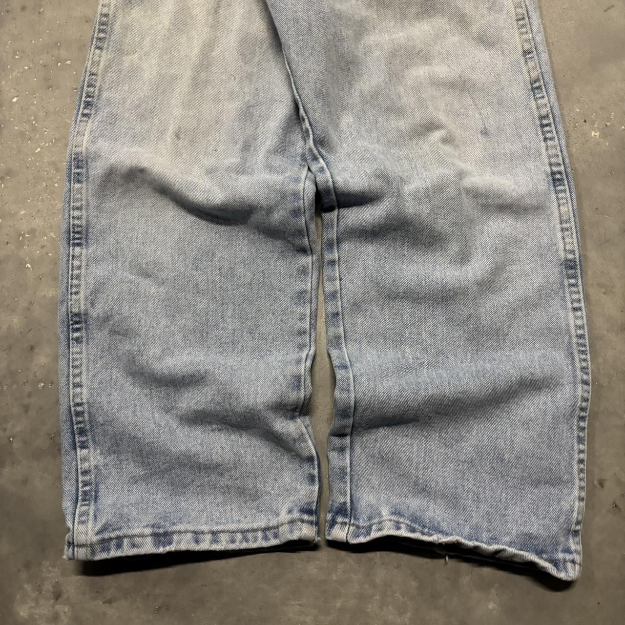 Japanese Brand × Vintage Crazy Vintage Y2K/2000s Light Wash Streetwear Essential Denim Jeans! Size US 34 / EU 50 - 6 Thumbnail
