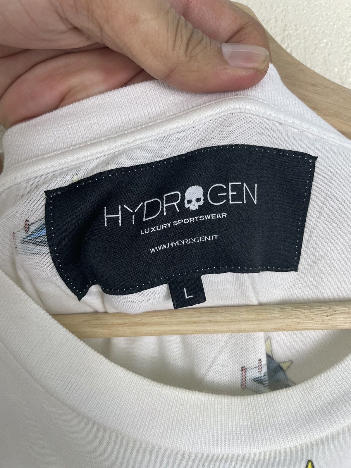 HYDROGEN HYDROGEN Italy Anime Skull Tee | Japan Market Rarity Size US L / EU 52-54 / 3 - 5 Thumbnail