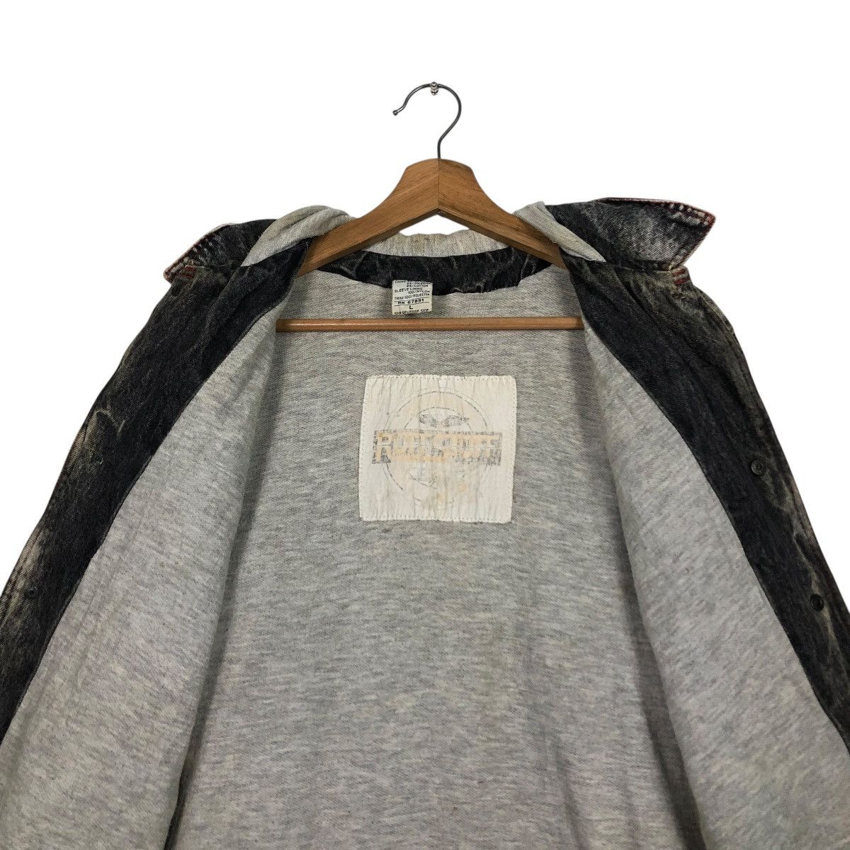 Japanese Brand 🔥VINTAGE BIKER BOMBER JACKET DENIM JAPAN ISSEY MIYAKE Size US L / EU 52-54 / 3 - 17 Thumbnail