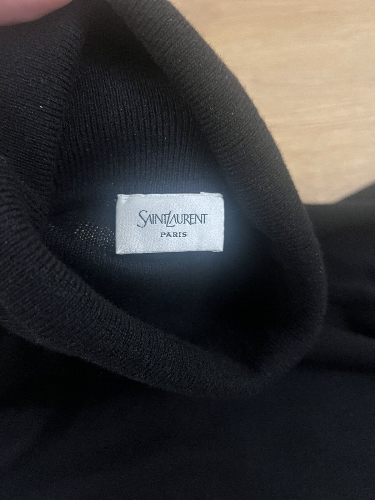 Saint Laurent Paris Saint Laurent Cassandre Turtleneck sweater in cashmere Size US L / EU 52-54 / 3 - 3 Thumbnail