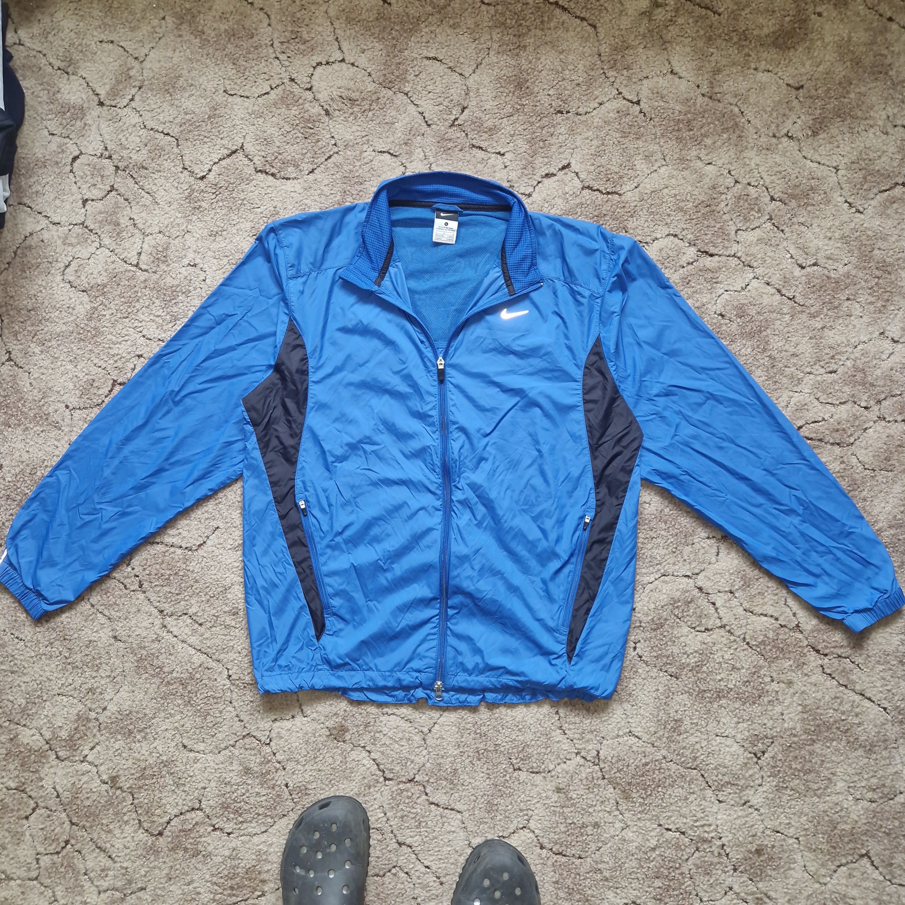 Nike Nike Vintage Windbreaker Jacket – Blue/Black – Size L Size US L / EU 52-54 / 3 - 2 Thumbnail