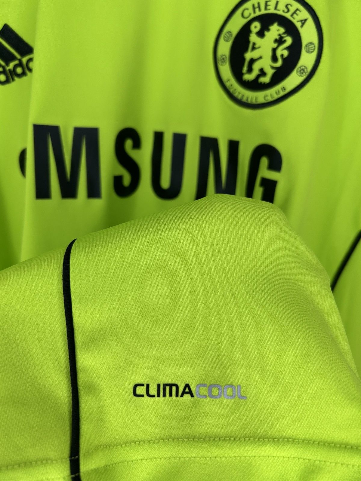 Adidas Adidas Chelsea 2010 Long Sleeve Goalkeeper Jersey Size US L / EU 52-54 / 3 - 7 Thumbnail