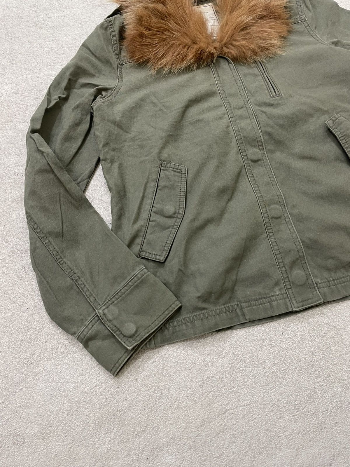 Japanese Brand LGB Olive Fur Collar Parka Vintage Military winter layering Size US M / EU 48-50 / 2 - 3 Thumbnail