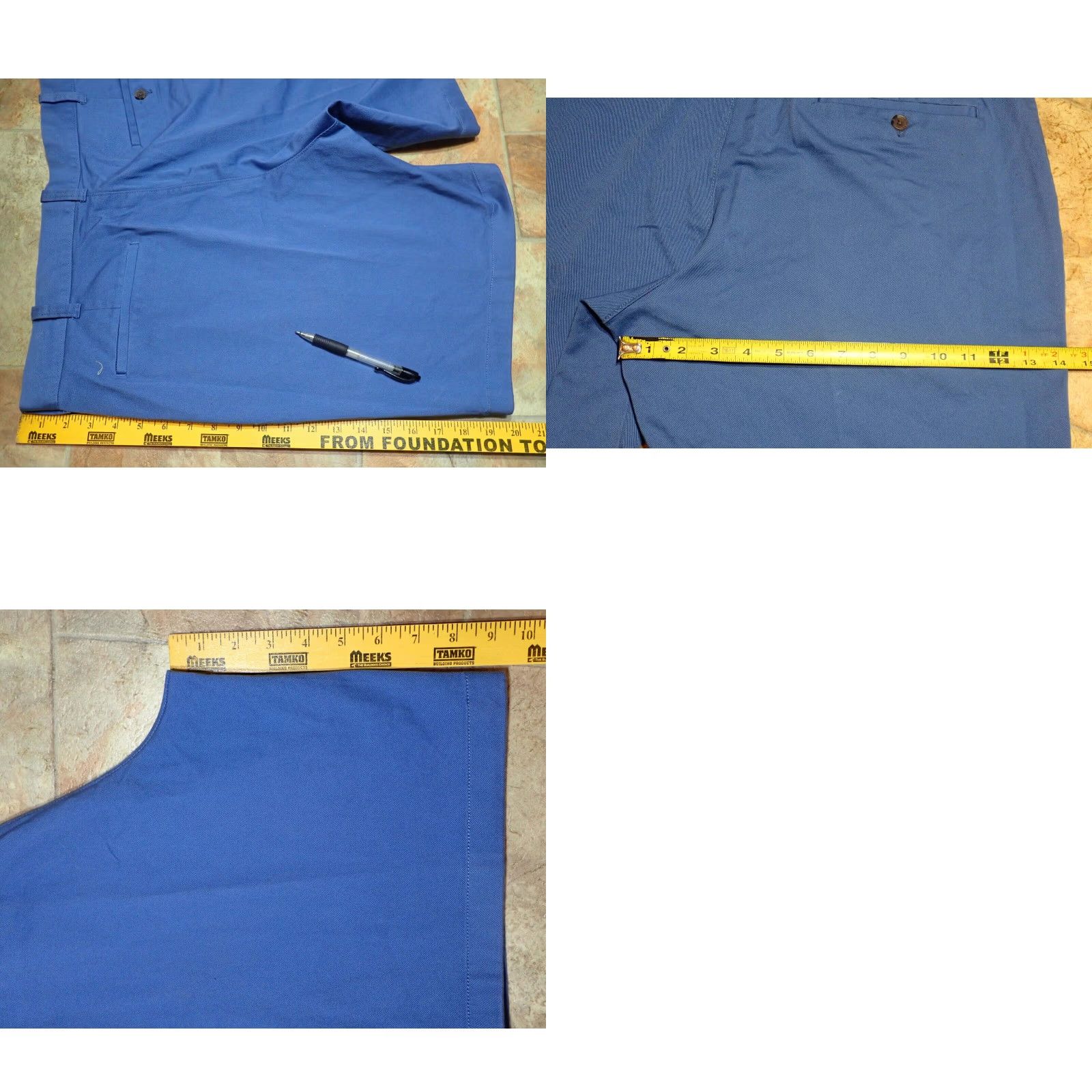 J.Crew J.Crew Men's Chino Shorts Casual Cotton Stretch 40 Waist 9-Inch Inseam Blue 2010s Size US 40 / EU 56 - 8 Thumbnail