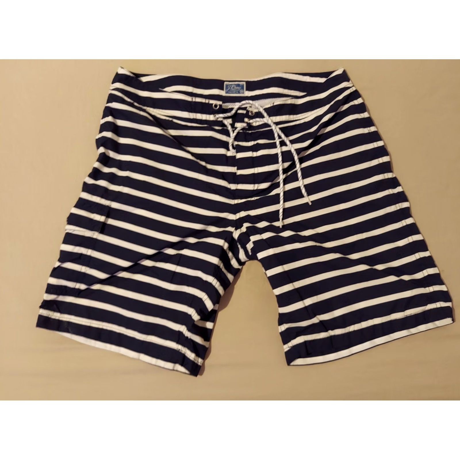 J.Crew Mens J. Crew Trunks 34 Navy Blue Athletic Swim Size US 34 / EU 50 - 4 Thumbnail