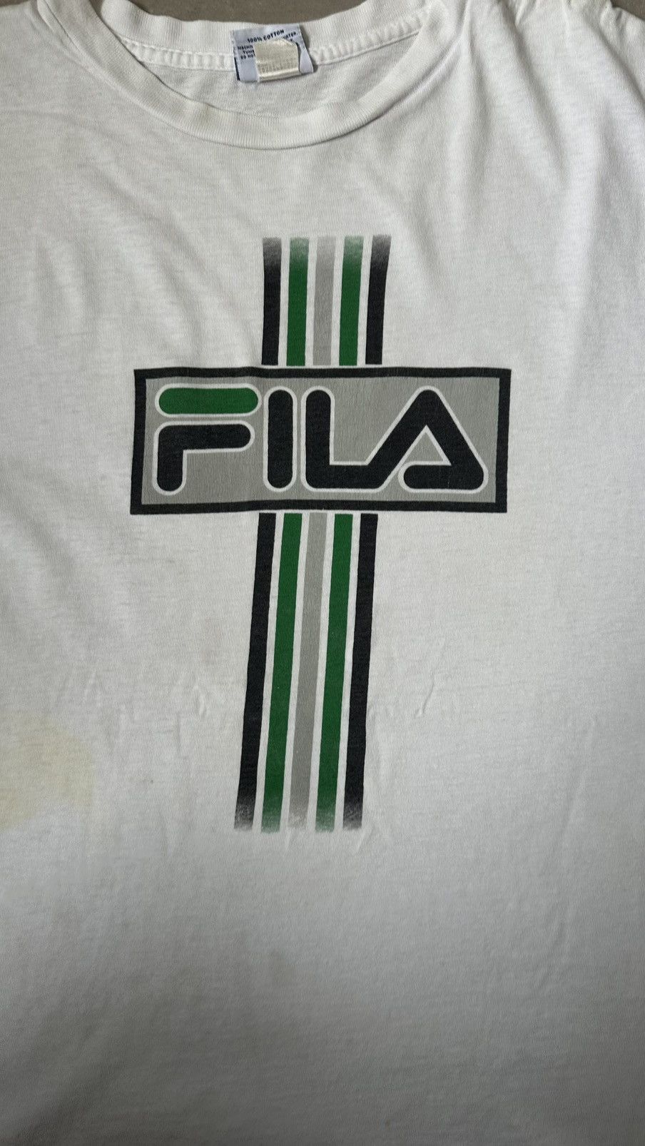 Fila VINTAGE FILA MADE IN USA TEE Size US XXL / EU 58 / 5 - 2 Thumbnail