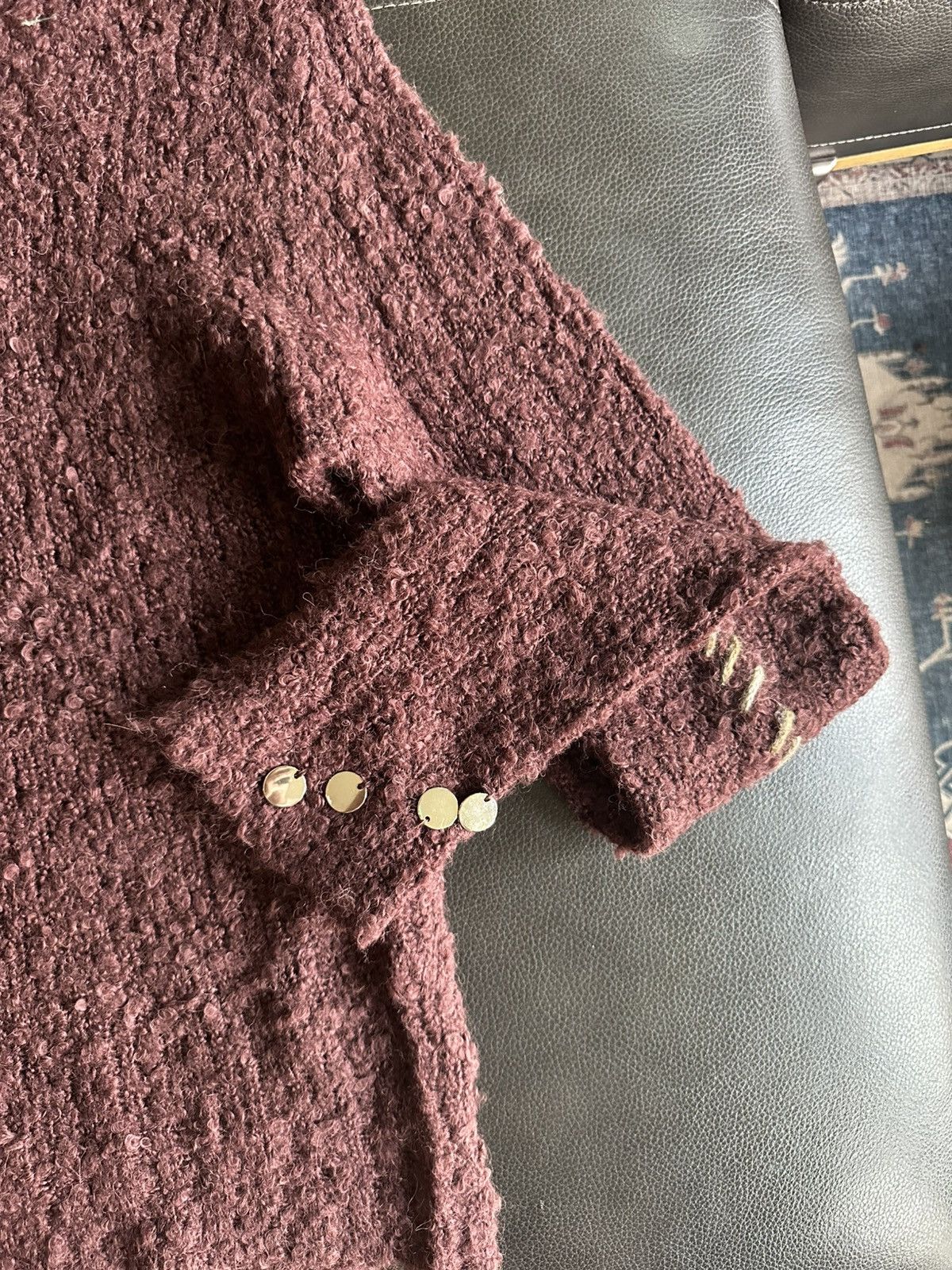 Namacheko Namacheko M Chestnut Brown Maroon Wool Hankford Crewneck Size US M / EU 48-50 / 2 - 4 Thumbnail