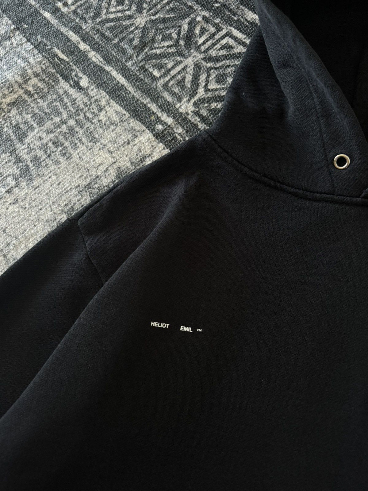 Heliot Emil Heliot Emil Key Patch Avantgarde Black Hoodie Size US L / EU 52-54 / 3 - 8 Thumbnail