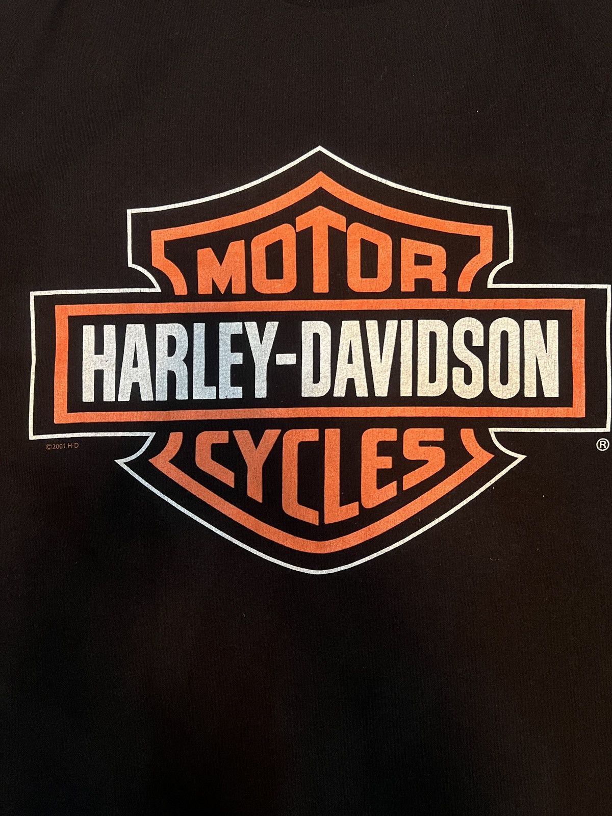 Harley Davidson Vintage Harley-Davidson T Shirt Mens Size XL Black Size US XL / EU 56 / 4 - 2 Thumbnail