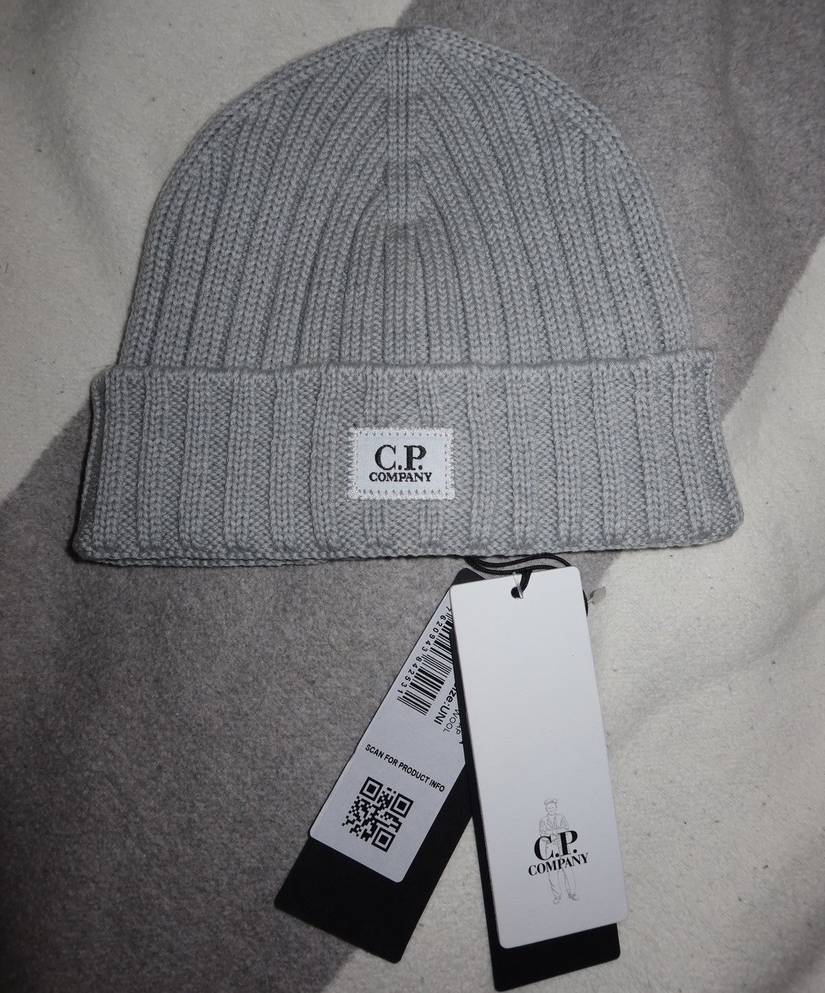 C.P. Company C. P. Company Grey beanie hat men Size ONE SIZE - 1 Thumbnail