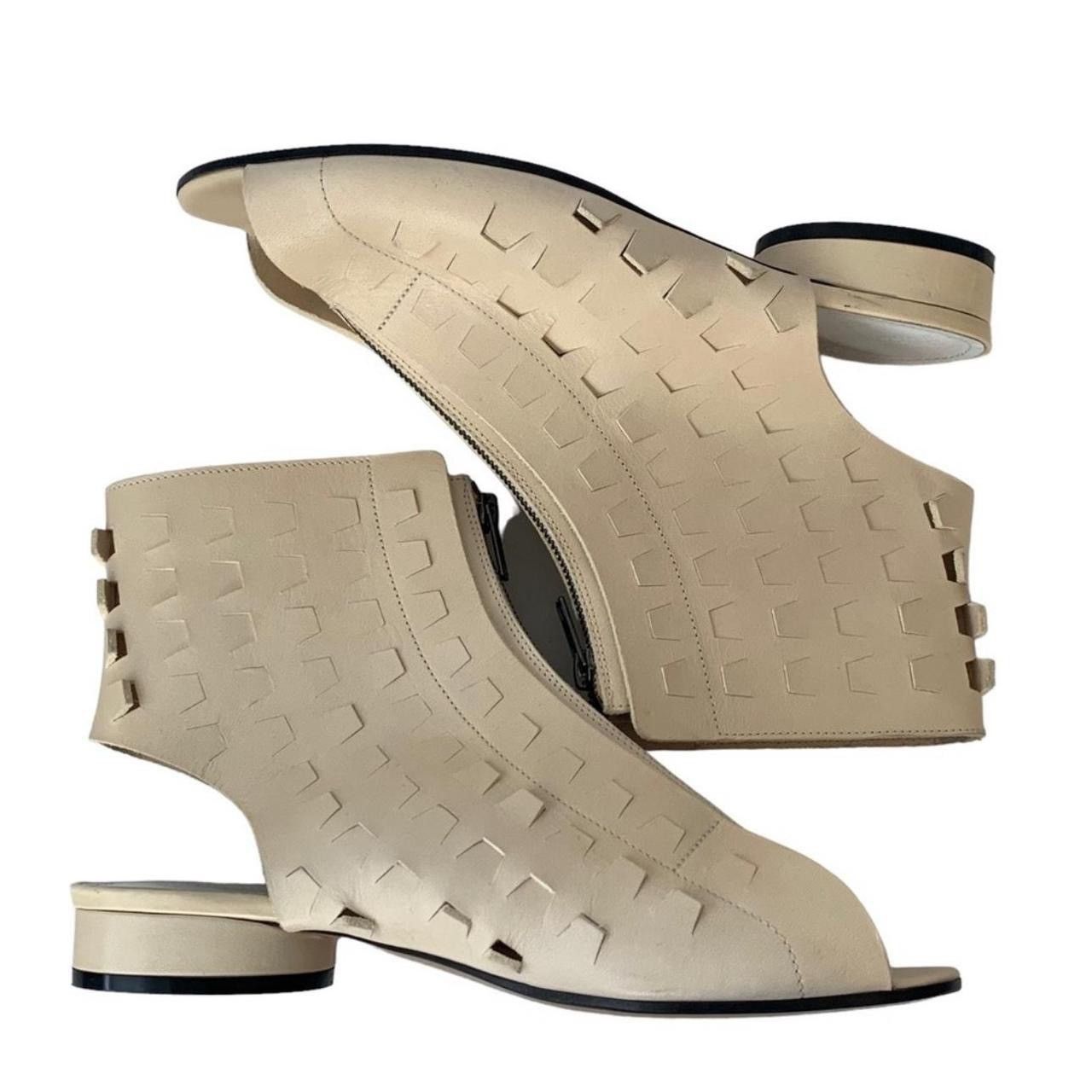 メゾンマルジェラ SUEDE SANDALS WITH TANK SOLE Maison Margiela Suede Sandals WIth Tank Sole | Grailed