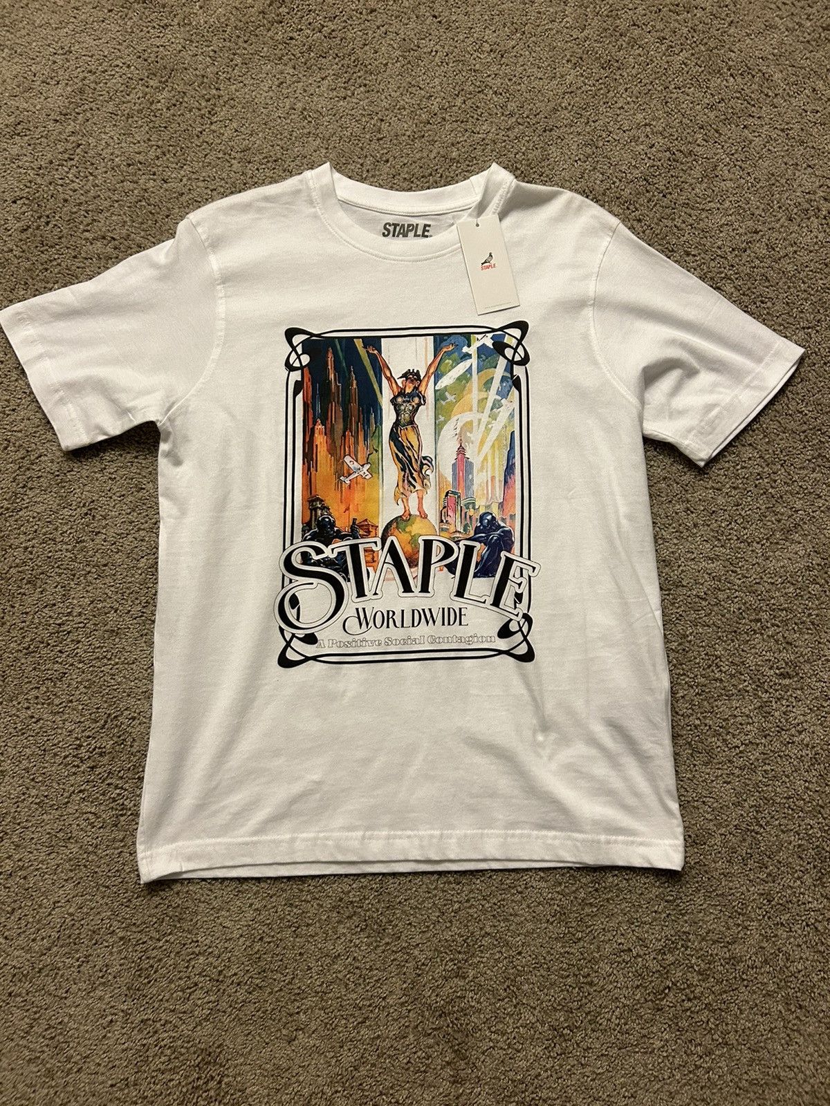 Staple Jeff Staple Staple Pigeon ‘Worldwide’ Tee Size Small Size US S / EU 44-46 / 1 - 1 Thumbnail