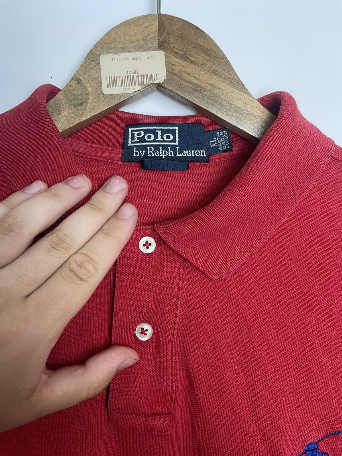 Other Chif keef stylr Vintage Polo Ralph Lauren Big Logo Polo Size US XL / EU 56 / 4 - 5 Thumbnail