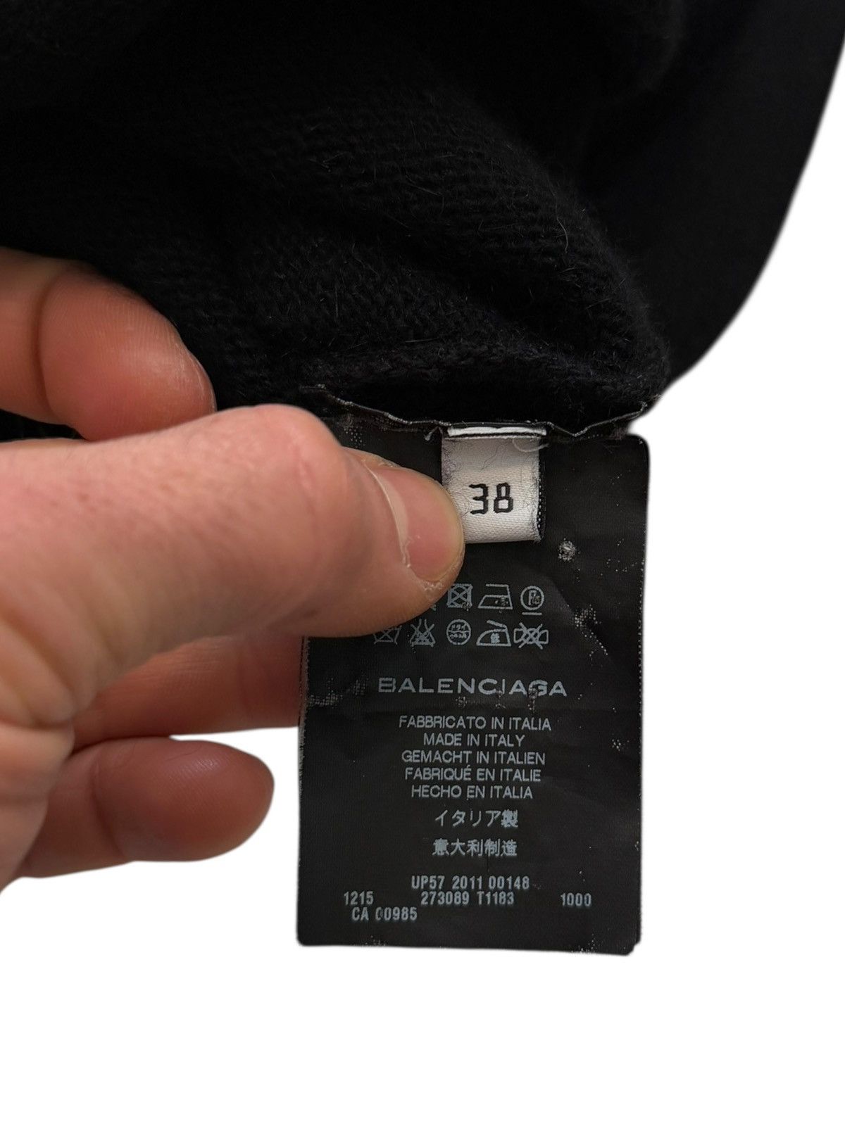 Balenciaga 2011 Ghesquiere Shephard Dog Kiyan Angora Sweater Size US M / EU 48-50 / 2 - 5 Thumbnail