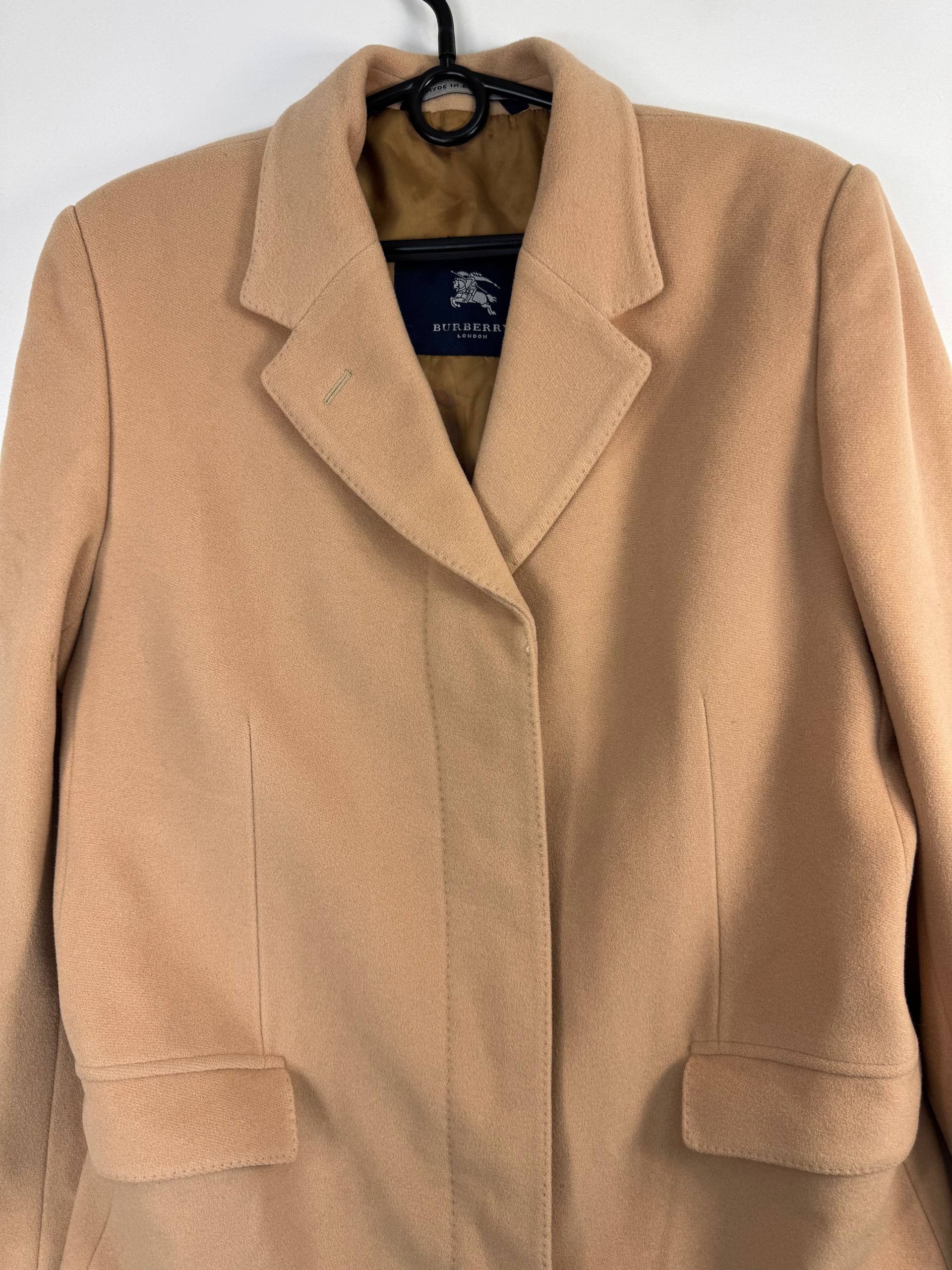Burberry Burberry London Women's Camel Wool Long Coat Made England 14 Size L / US 10 / IT 46 - 3 Thumbnail