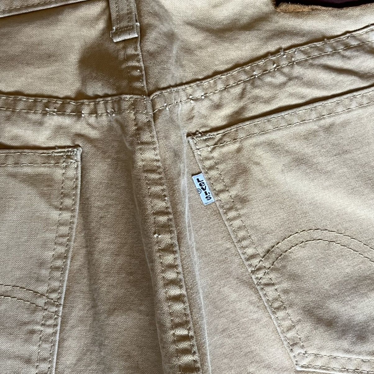 Filson × Levi's Levi’s Filson Tin Cloth 505 Straight Beige Pants Made in USA Size US 32 / EU 48 - 3 Thumbnail