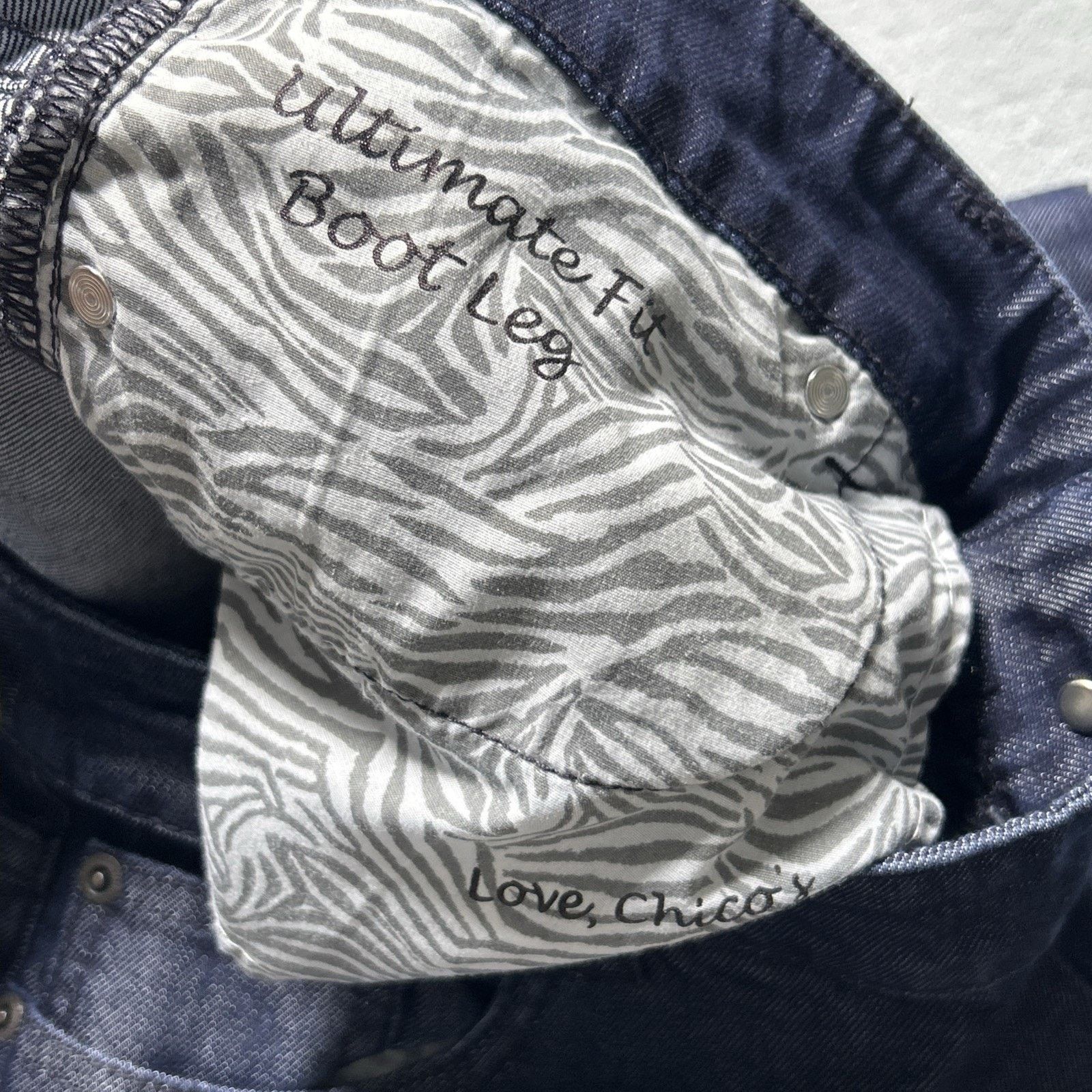 Chicos Y2k 2000s Deadstock Beyond Baggy Jeans Womens 15 32x31 Wide Size 32" / US 10 / IT 46 - 11 Thumbnail