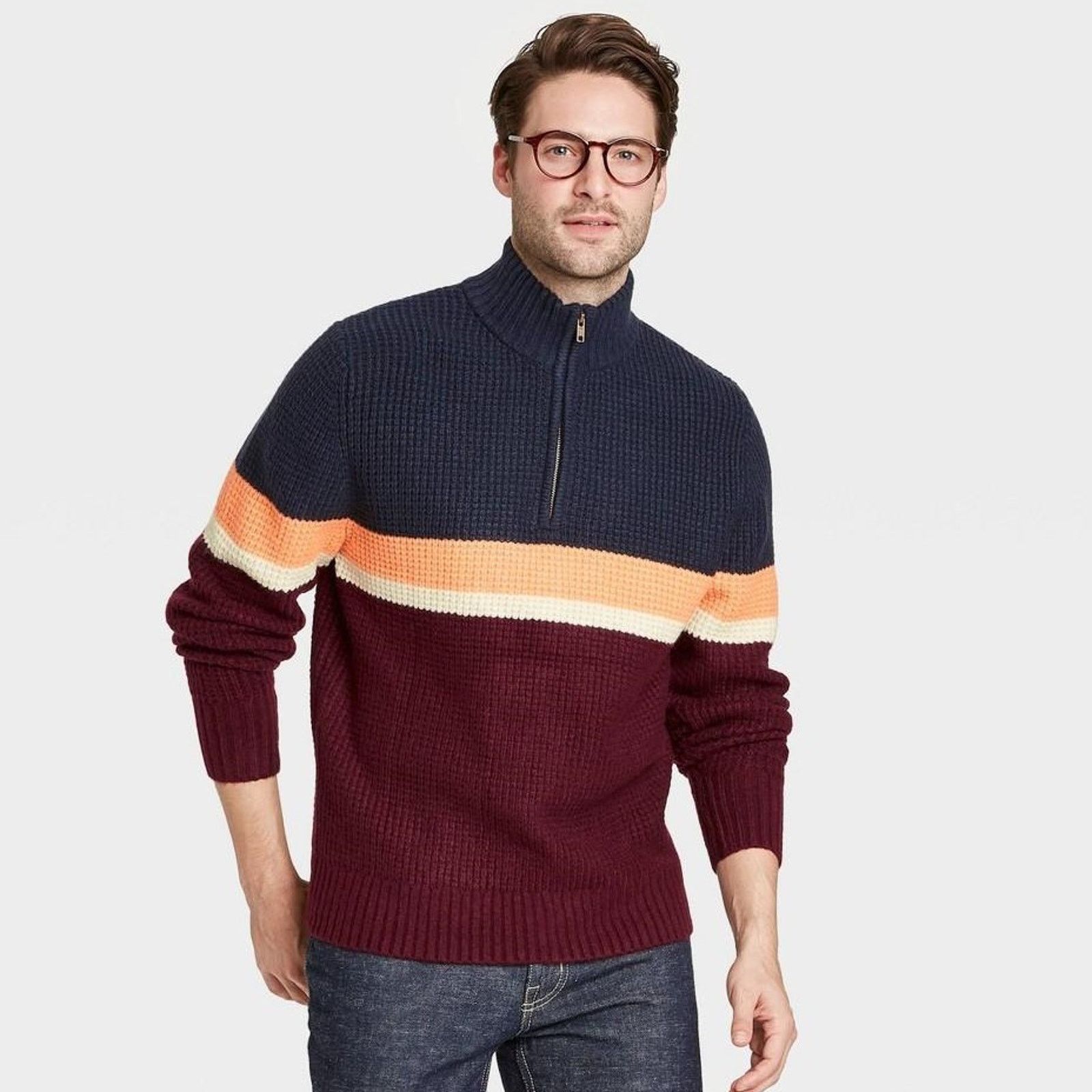 Other Goodfellow Men's Pullover 1/4 Zip Knit Sweater Small Size US S / EU 44-46 / 1 - 1 Thumbnail