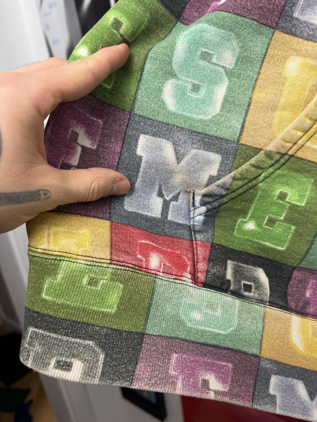 Supreme FW20 Supreme Blocks Hoodie Skate Streetwear Fullprint Rare Size US M / EU 48-50 / 2 - 10 Thumbnail