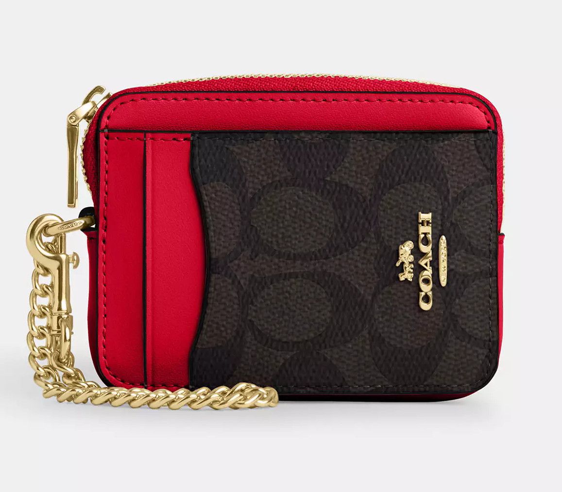 Coach Coach Zip Card Case CW883 Size ONE SIZE - 5 Thumbnail