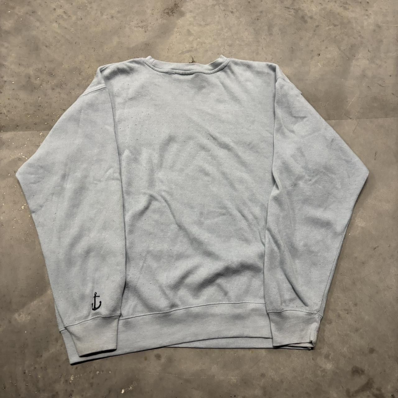 Japanese Brand × Vintage Crazy Vintage Y2K/2000s Light Blue Anapolis Spellout Light Sweater! Size US M / EU 48-50 / 2 - 7 Thumbnail