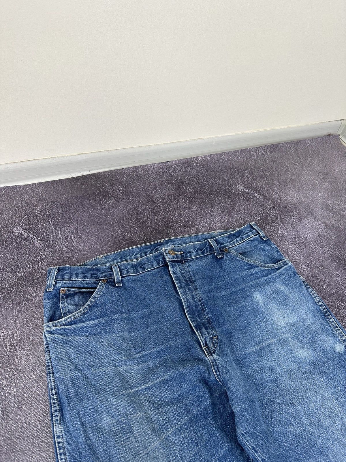 Dickies Vintage Dickies Faded Opium Blue Denim Baggy USA Work Jeans Size US 40 / EU 56 - 14 Thumbnail