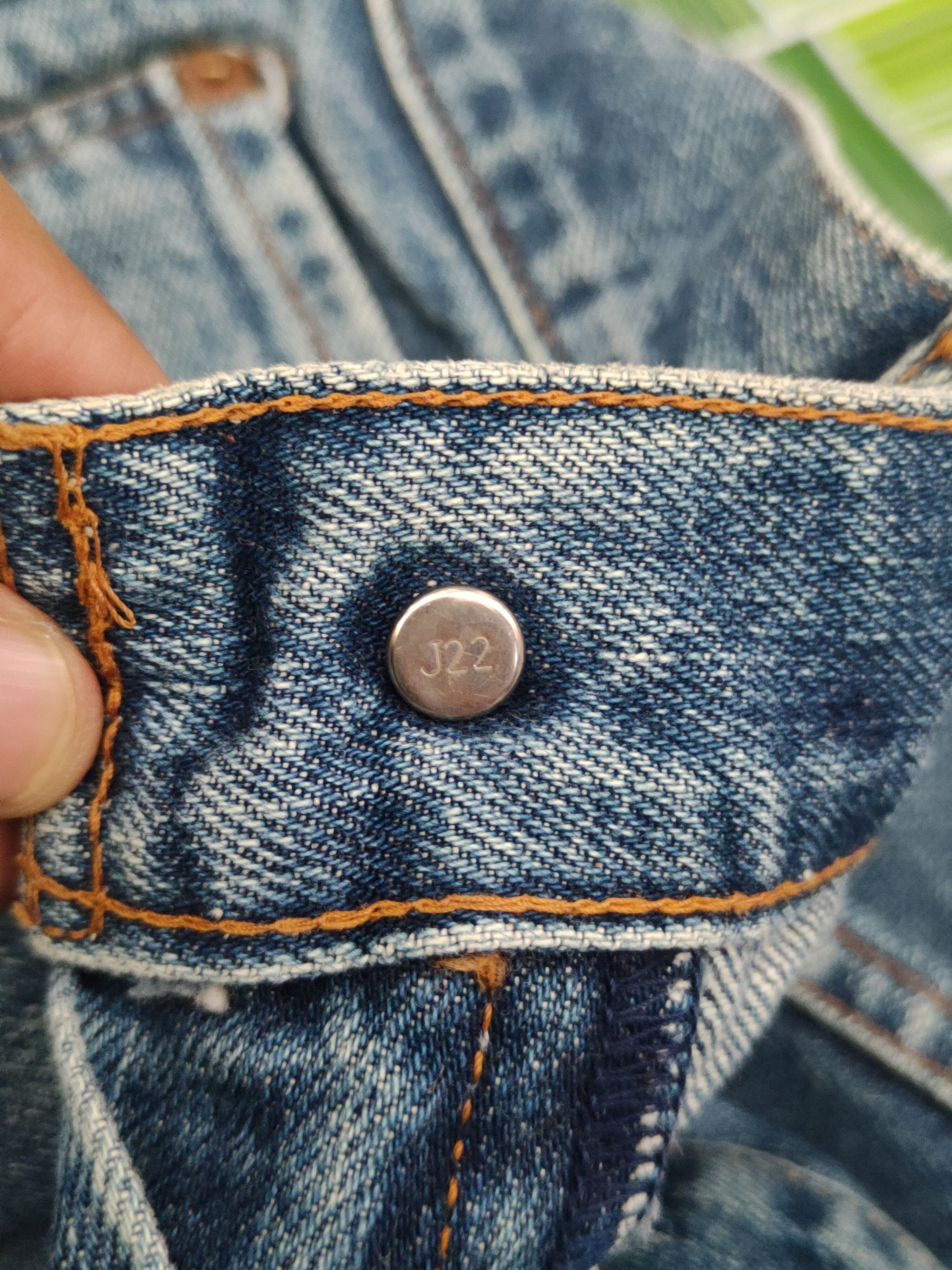 Levi's 502 Levi's big E Selvedge Ripped denim Jeans #W2261 Size US 30 / EU 46 - 16 Thumbnail
