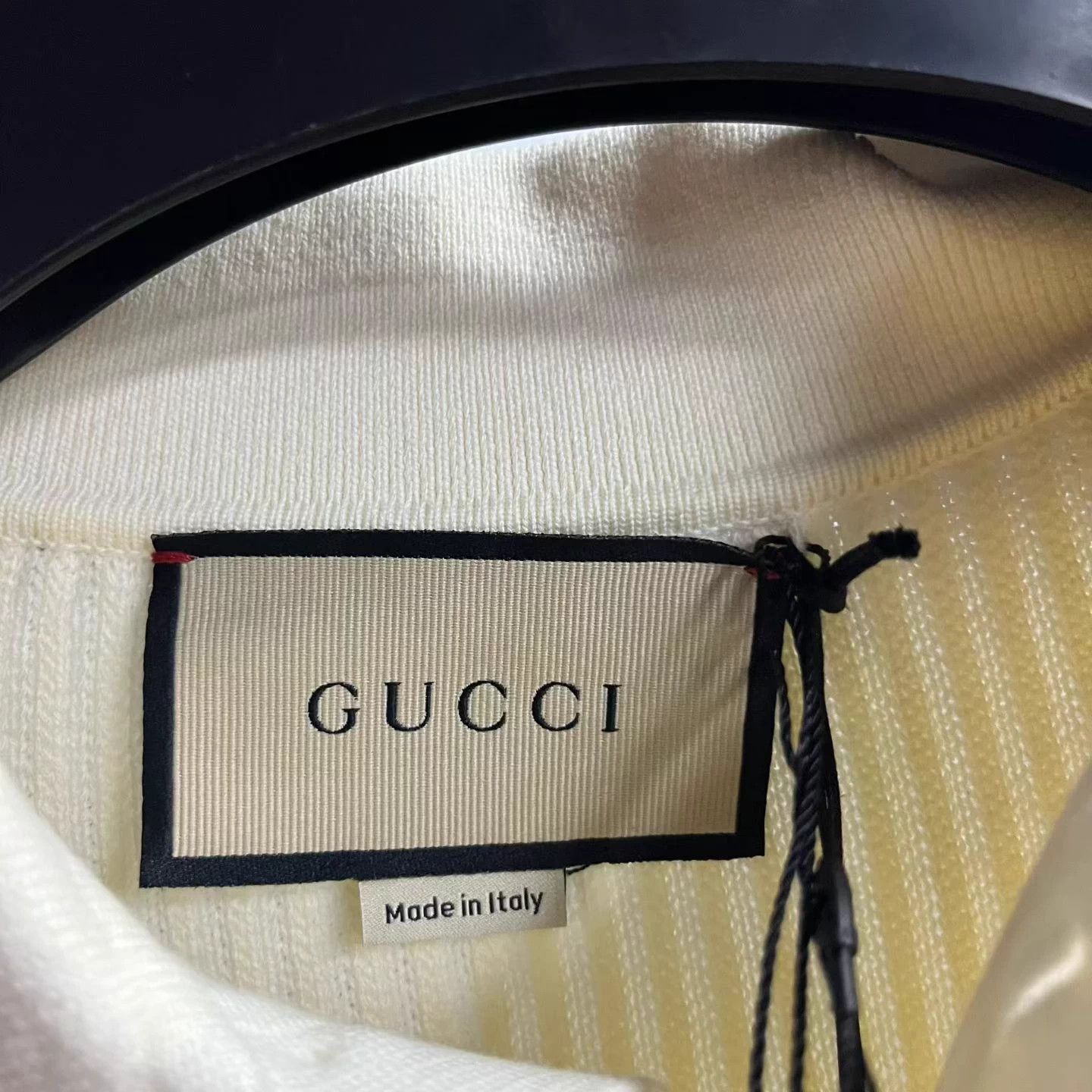 Gucci Gucci cream collared knit short-sleeve Polo shirt XS Size XS / US 0-2 / IT 36-38 - 5 Thumbnail