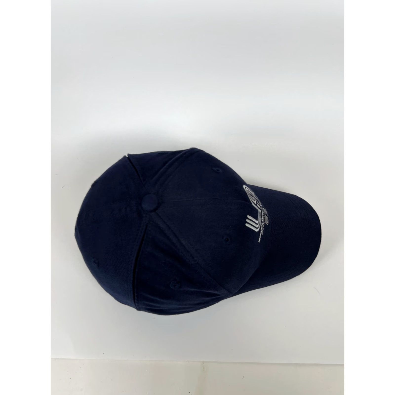 Mossimo VINTAGE Mossimo LA Hat Cap Fitted Mens One Size Navy Blue Y2K 03 Size ONE SIZE - 6 Thumbnail