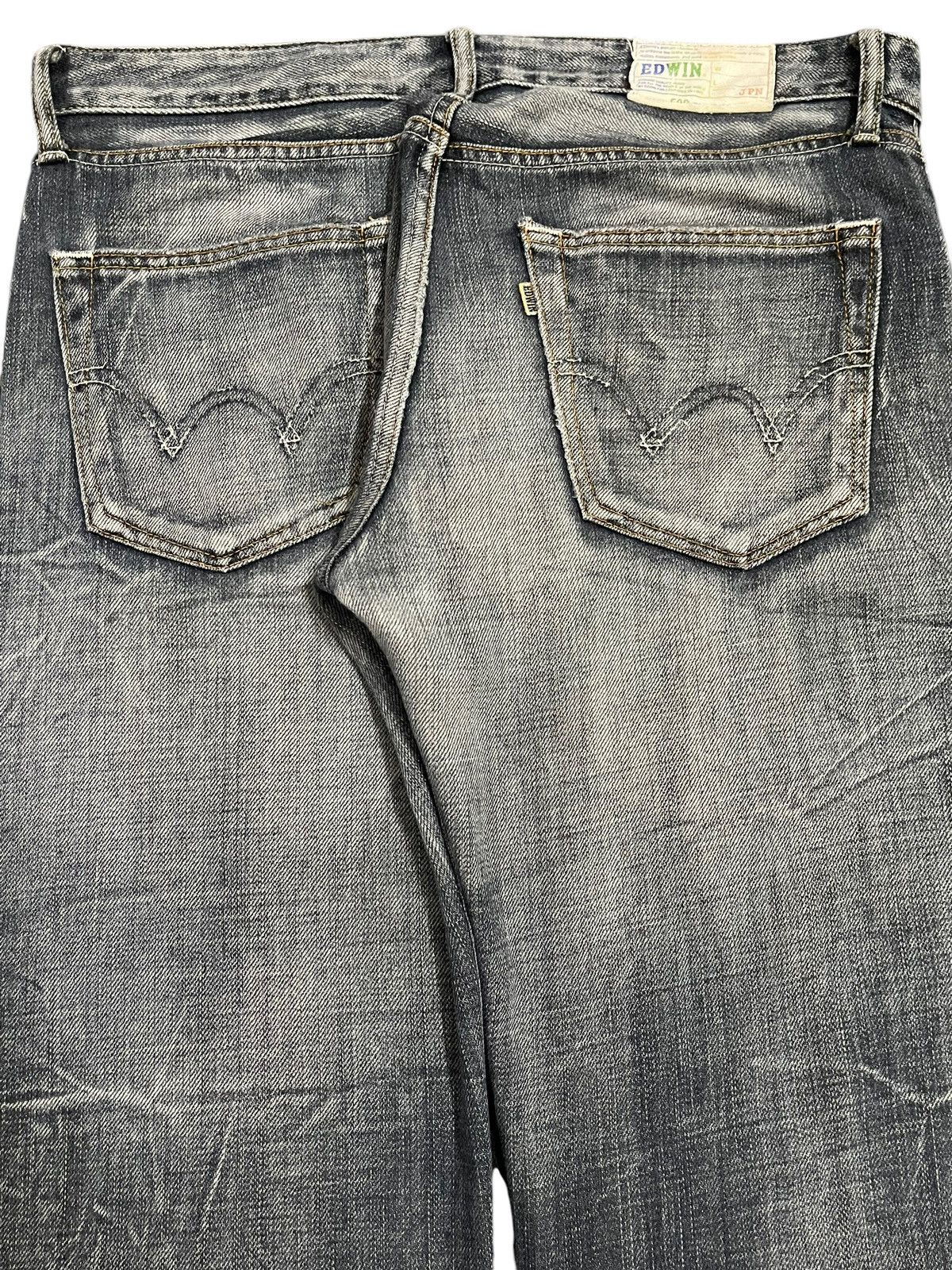 Edwin Vintage Japan Edwin Faded Wash Style Loose Jeans Size US 34 / EU 50 - 6 Thumbnail
