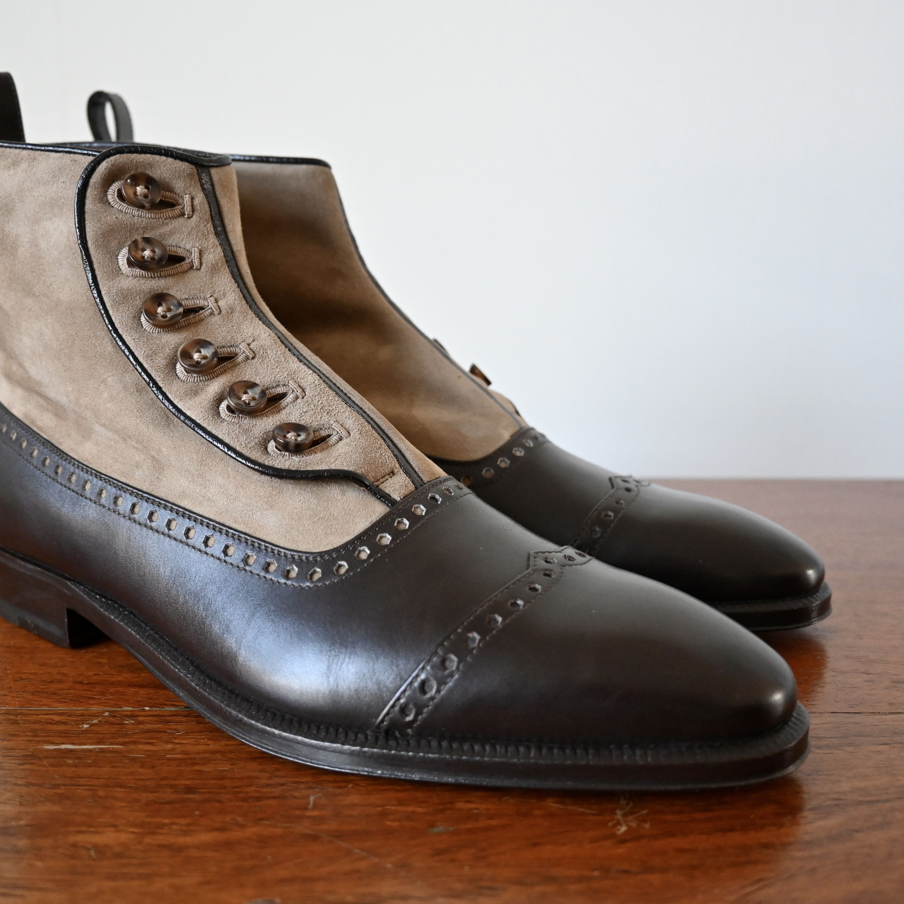 Lamborghini Enzo Bonafe x Lamborghini button ankle boots made in Italy Size US 8 / EU 41 - 8 Thumbnail