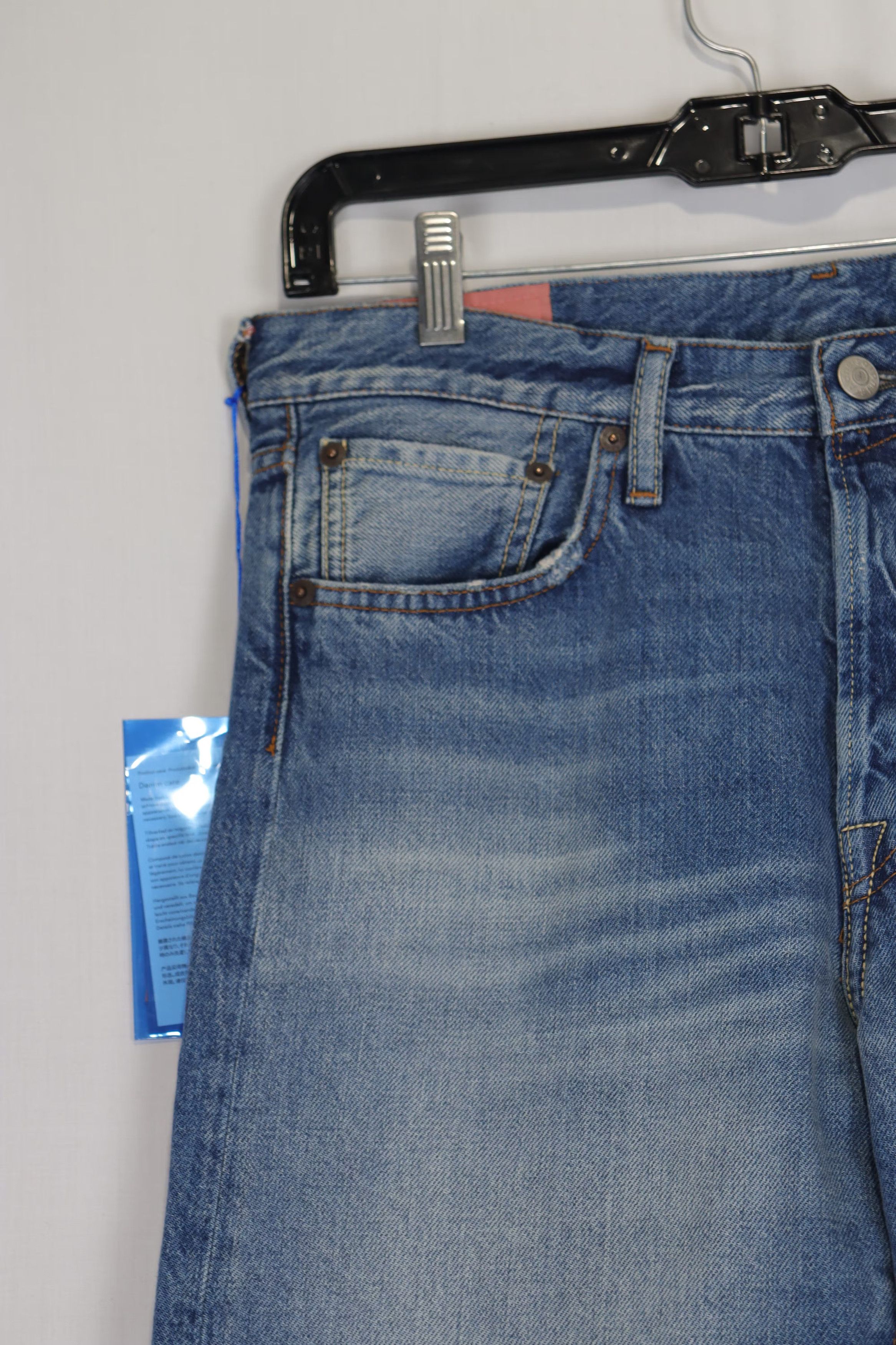 Acne Studios o1rshd10124 1996 Trash Jeans in Mid Blue Size US 30 / EU 46 - 3 Thumbnail