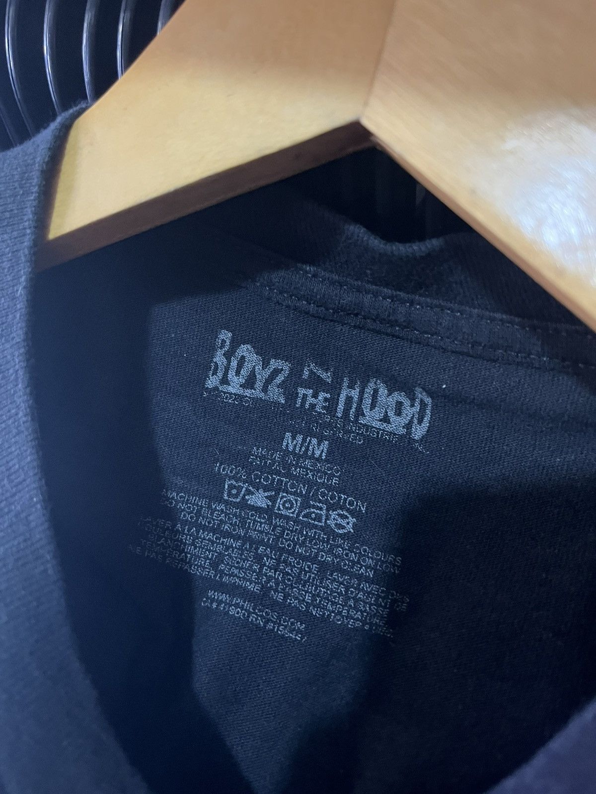 Band Tees Boyz N The Hood Shirt Mens Black Graphic Crew Neck Ice Cube Size US M / EU 48-50 / 2 - 4 Thumbnail