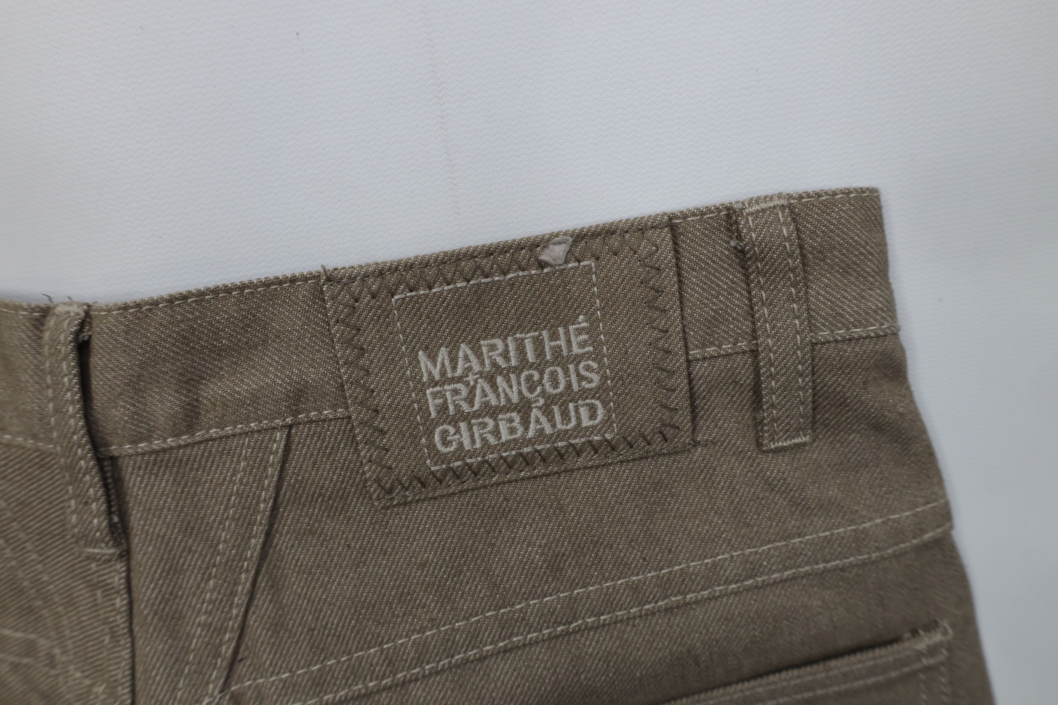 Marithe + Francois Girbaud Deadstock Vintage 90s Marithe Francois Girbaud Denim Shorts Size US 32 / EU 48 - 14 Thumbnail