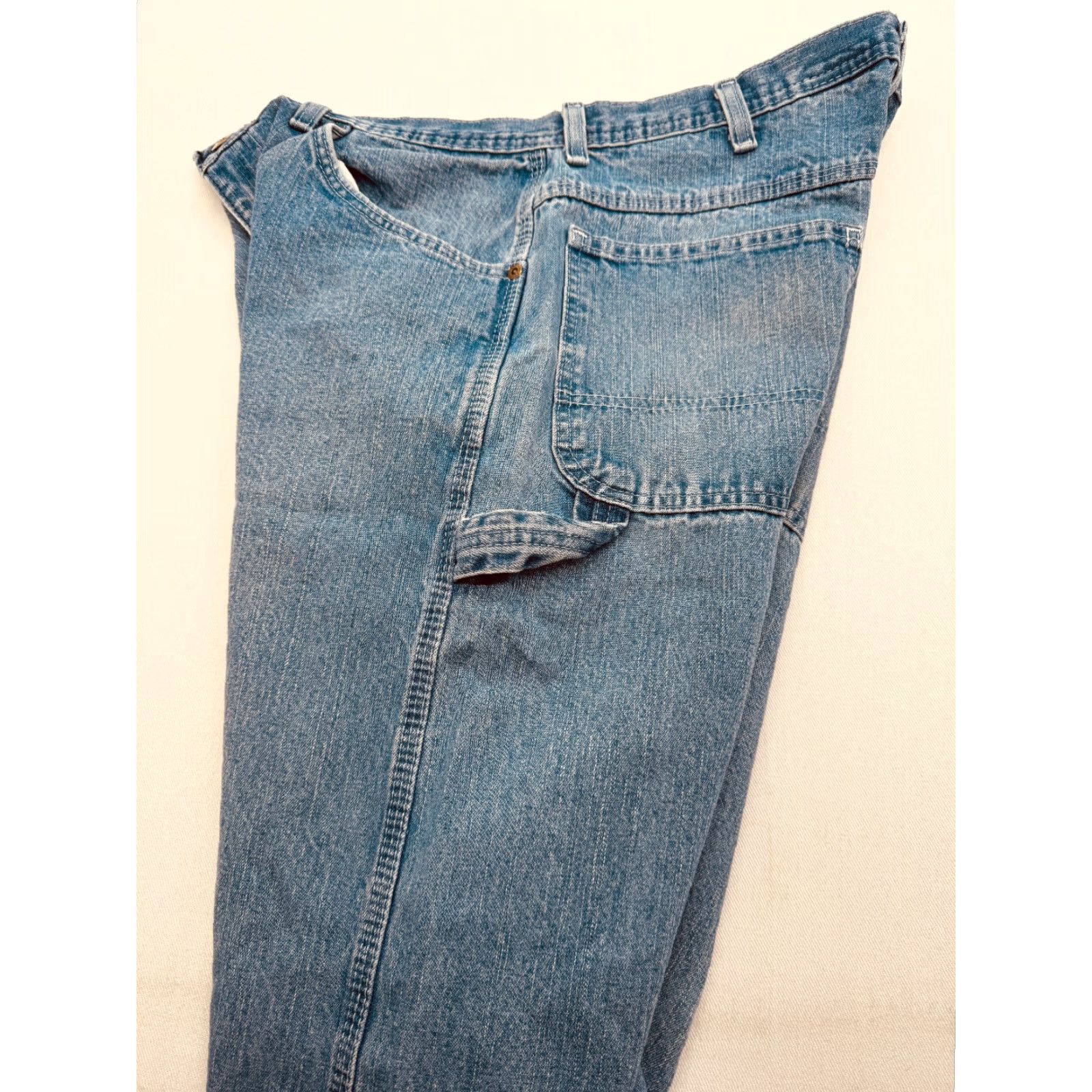 Carhartt Carhartt Jeans 36x30 5-Pocket 100% Cotton Blue Relaxed Fit Straight Denim Men’s Jeans Size US 36 / EU 52 - 4 Thumbnail