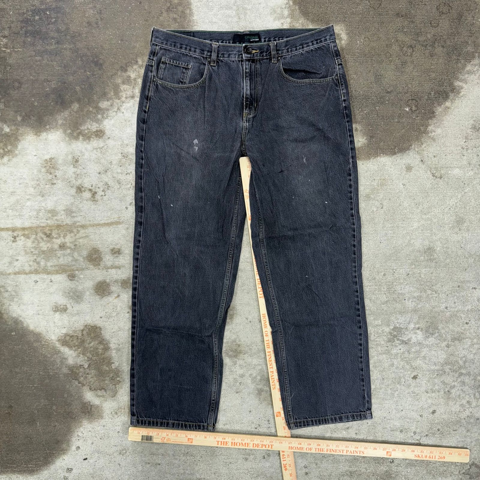 Anchor Blue Vintage Y2K anchor blue original baggy 00s surf skate jeans Size US 38 / EU 54 - 5 Thumbnail