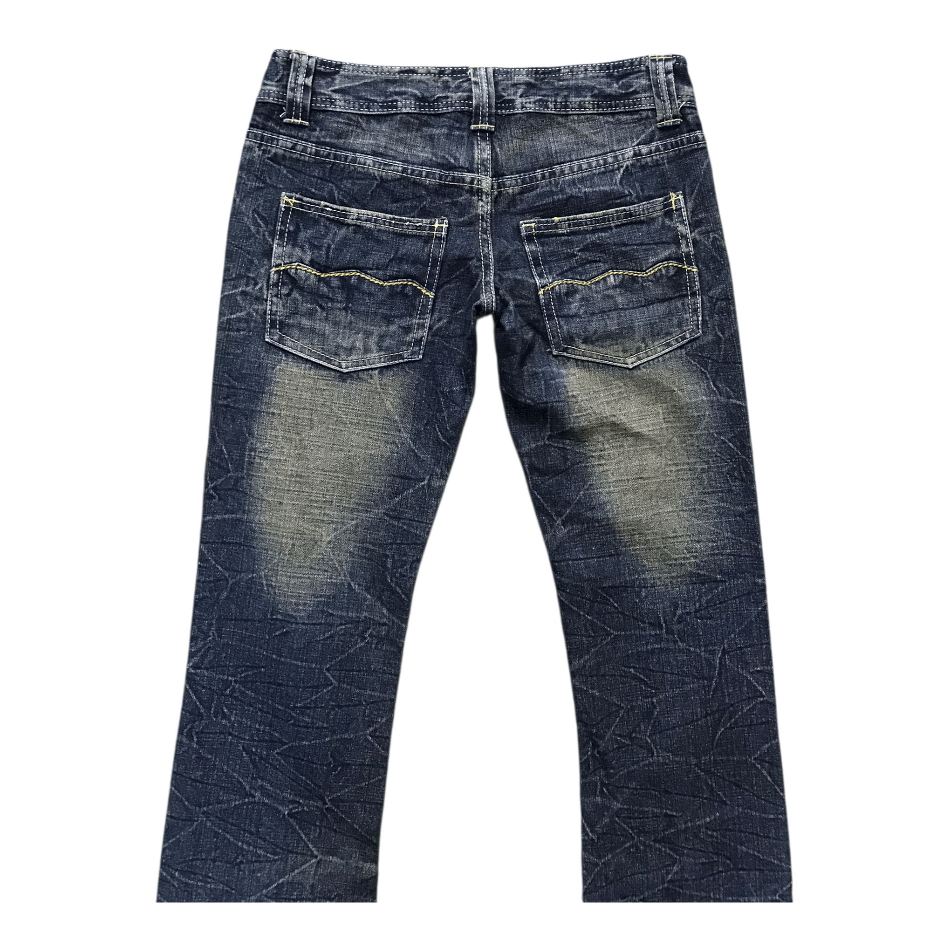 Japanese Brand Flare Angelina Denim Pant Size US 30 / EU 46 - 4 Thumbnail