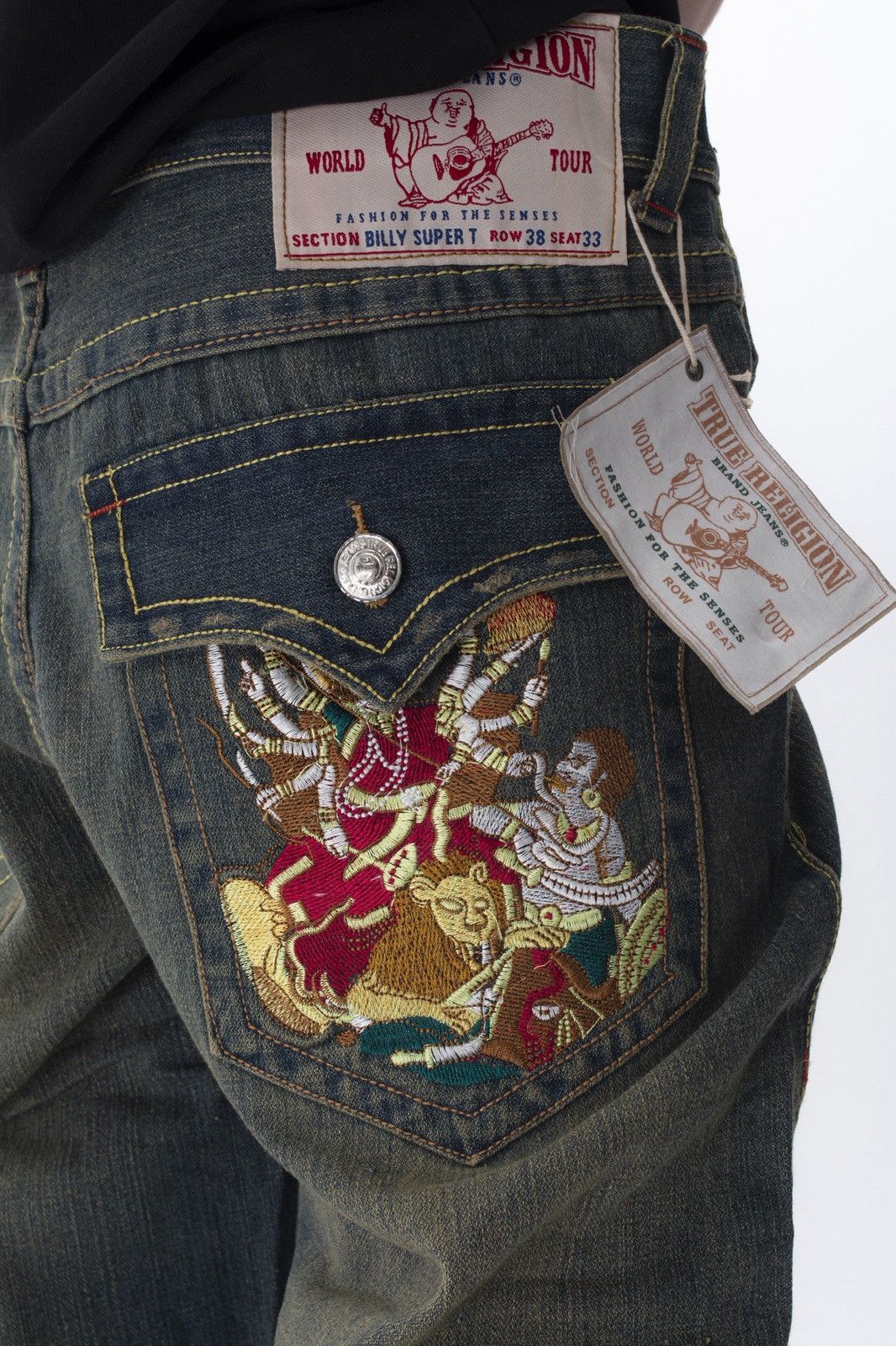 True Religion True Religion distressed faded denim pants Size US 38 / EU 54 - 5 Thumbnail
