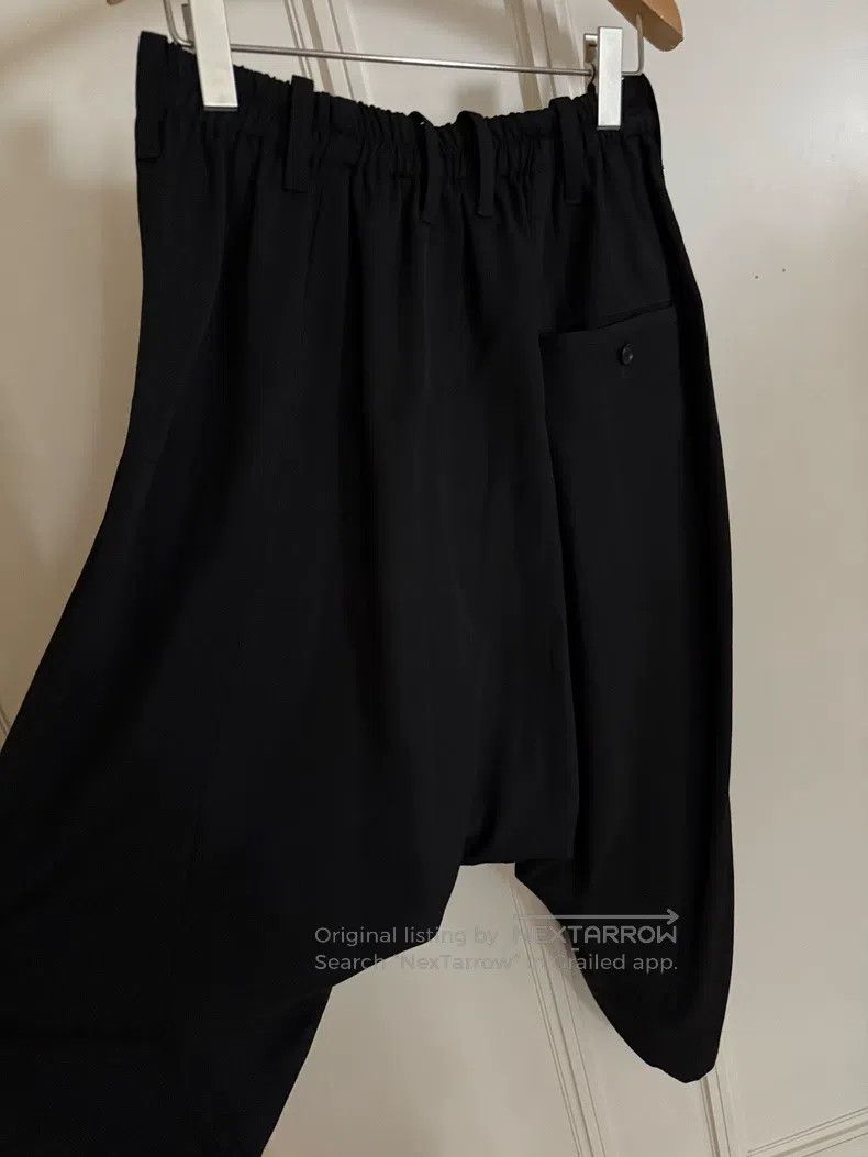 Yohji Yamamoto Yohji Yamamoto size 2 Black wool trousers Size US 28 / EU 44 - 4 Thumbnail
