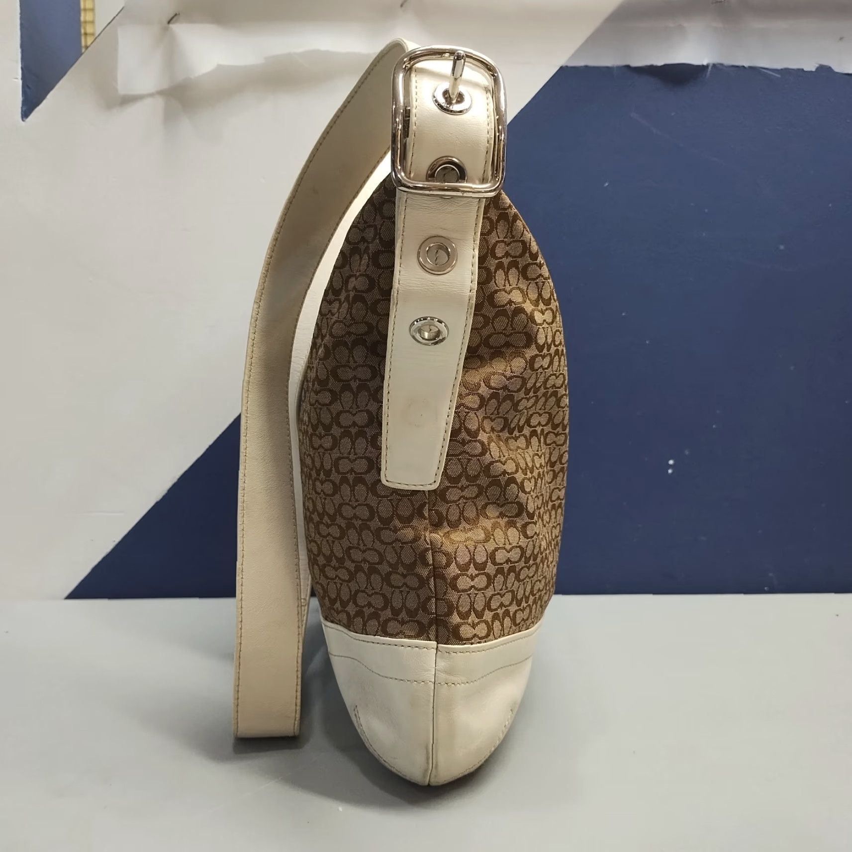 Coach Coach Signature Shoulder Bag Women Multi Printed Leather Detachable Strap Band Size ONE SIZE - 3 Thumbnail