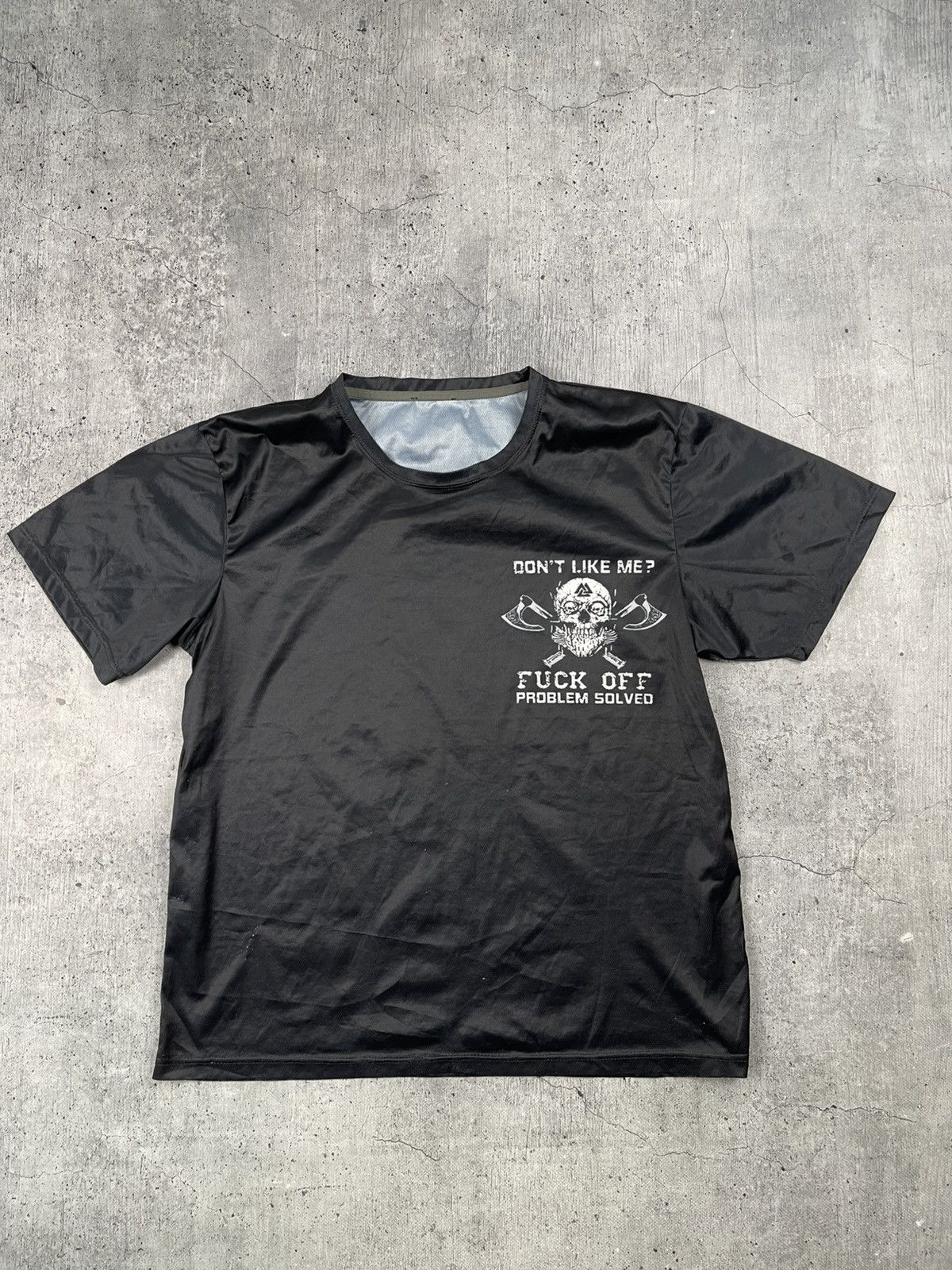 Japanese Brand × Vintage Vintage Fuck Off T-Shirt Size xl Y2K Grunge Skate Rave Size US XL / EU 56 / 4 - 2 Thumbnail
