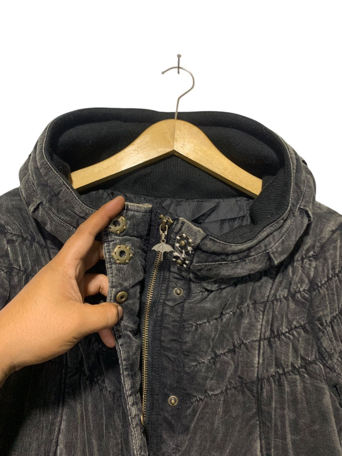 If Six Was Nine × Japanese Brand × Le Grande Bleu (L.G.B.) 2000s Arnold palmer Bono corduroy jacket GOA style Size US M / EU 48-50 / 2 - 6 Thumbnail