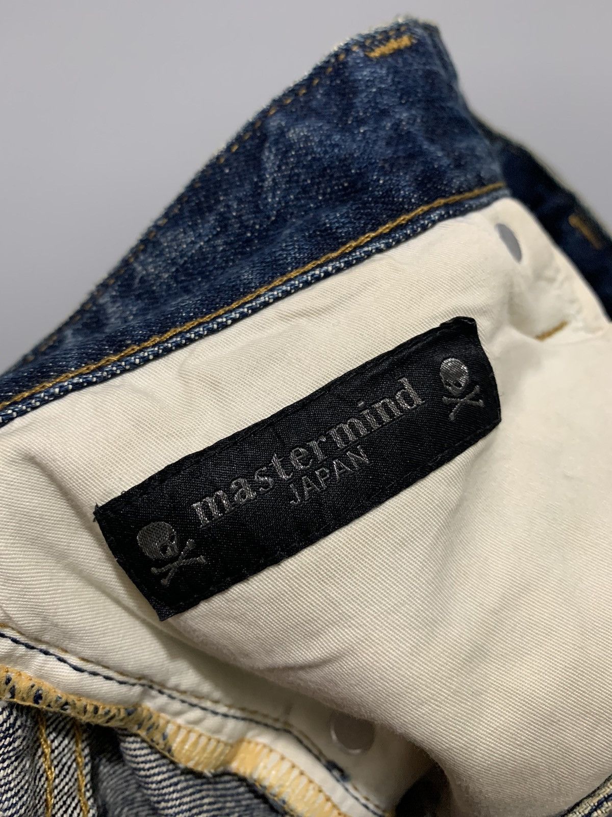 Mastermind Japan × The Rolling Stones MMJ x TRS- 2012- 50th Anniversary of D Rolling Stones Denim Size US 30 / EU 46 - 17 Thumbnail