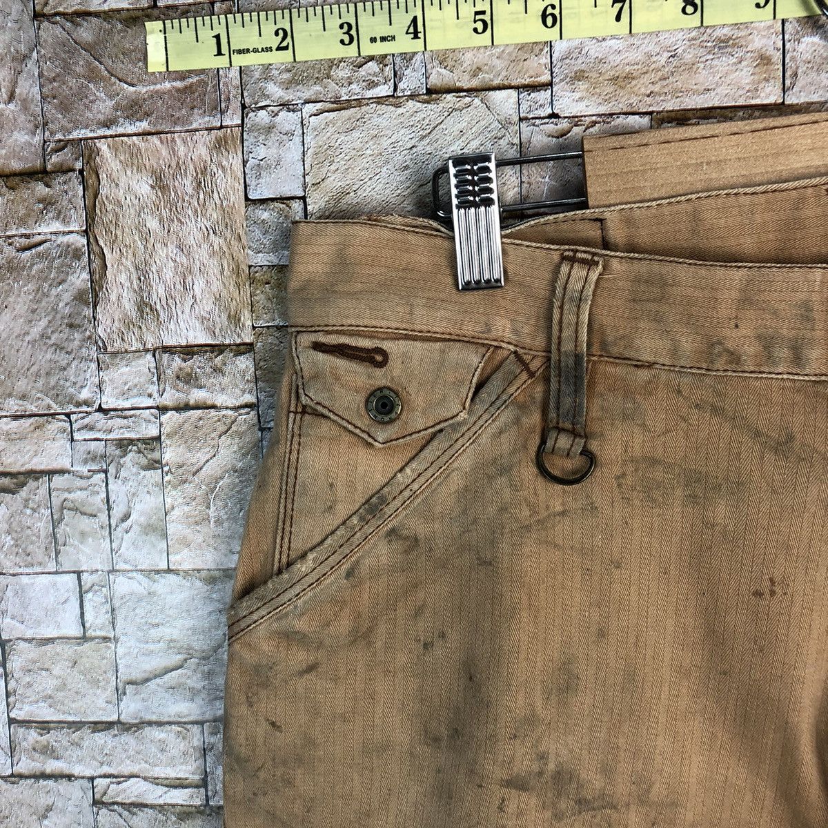Japanese Brand Japanese Brand Brown Cargo Multipocket Pants #A624 Size US 32 / EU 48 - 8 Thumbnail