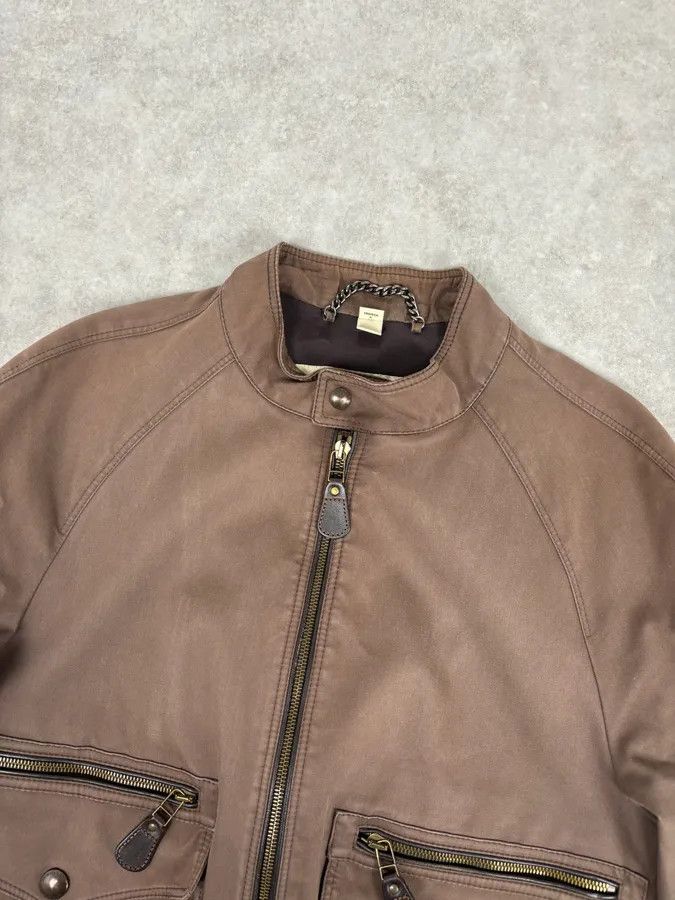 Burberry Burberry Prorsum Brown Utility Moto Leather Jacket Size US S / EU 44-46 / 1 - 4 Thumbnail